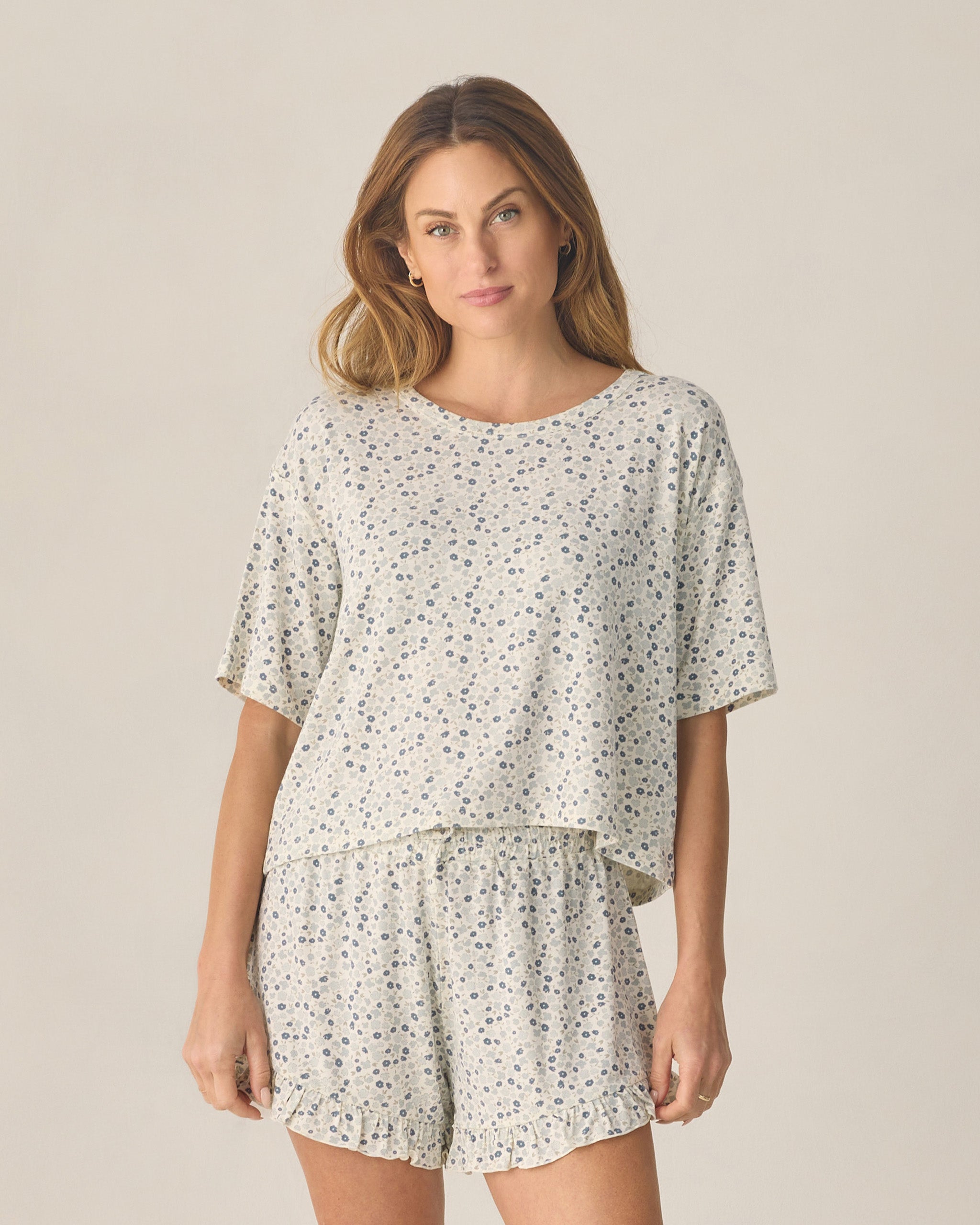 Women's Mosie Set Blue Ditsy