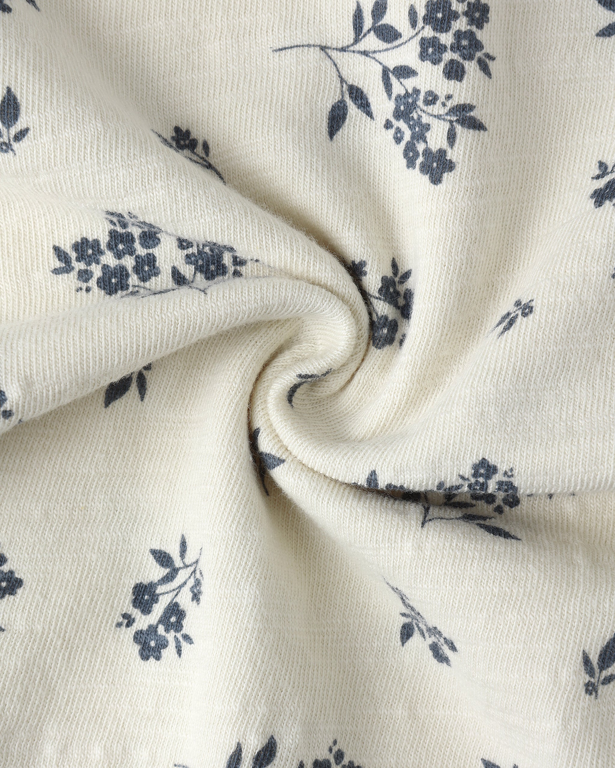 Grenouillère à bulles || Bleu floral