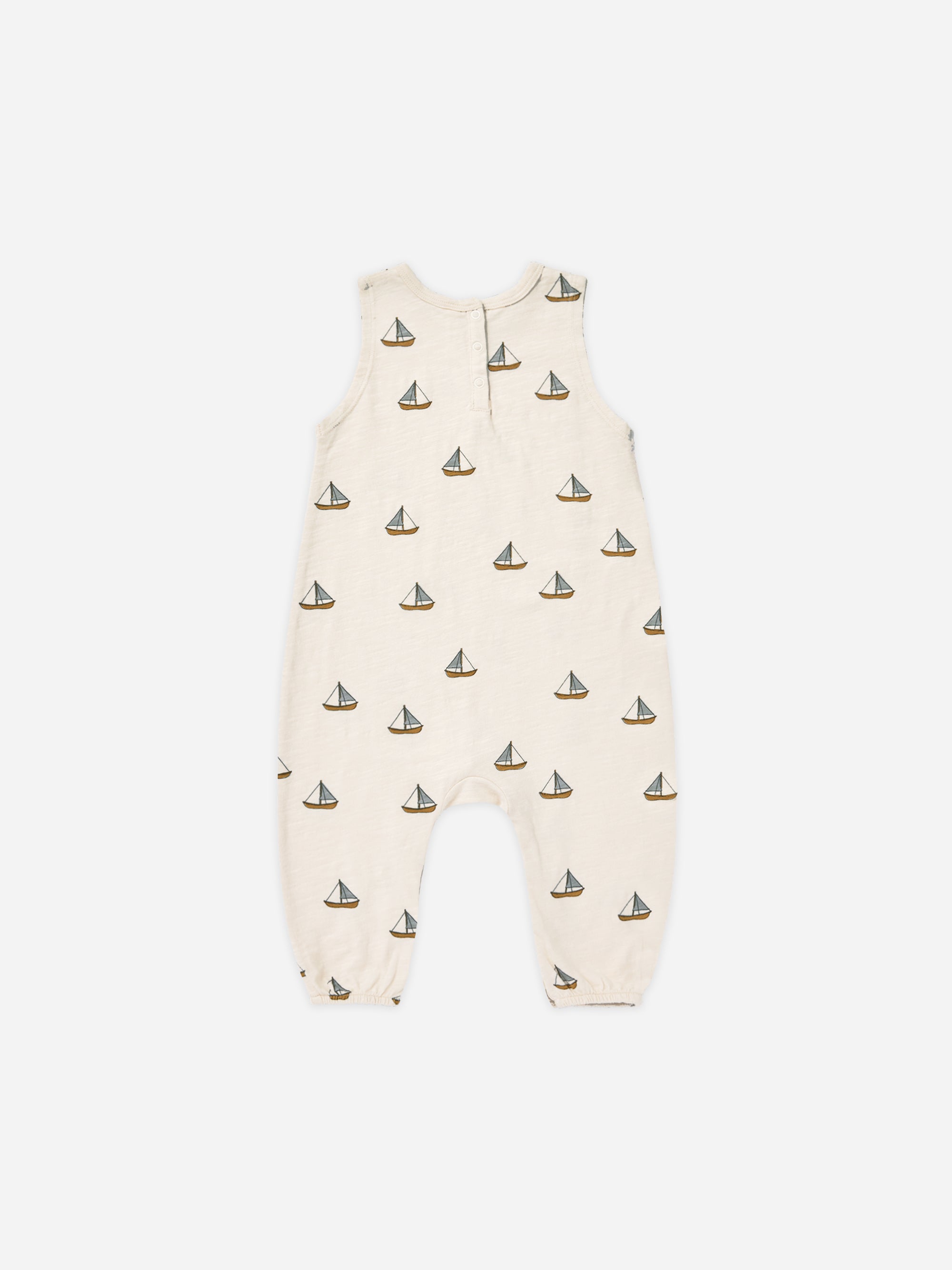 Mills Jumpsuit || Sailboats - Rylee + Cru | Kids Clothes | Trendy Baby Clothes | Modern Infant Outfits |