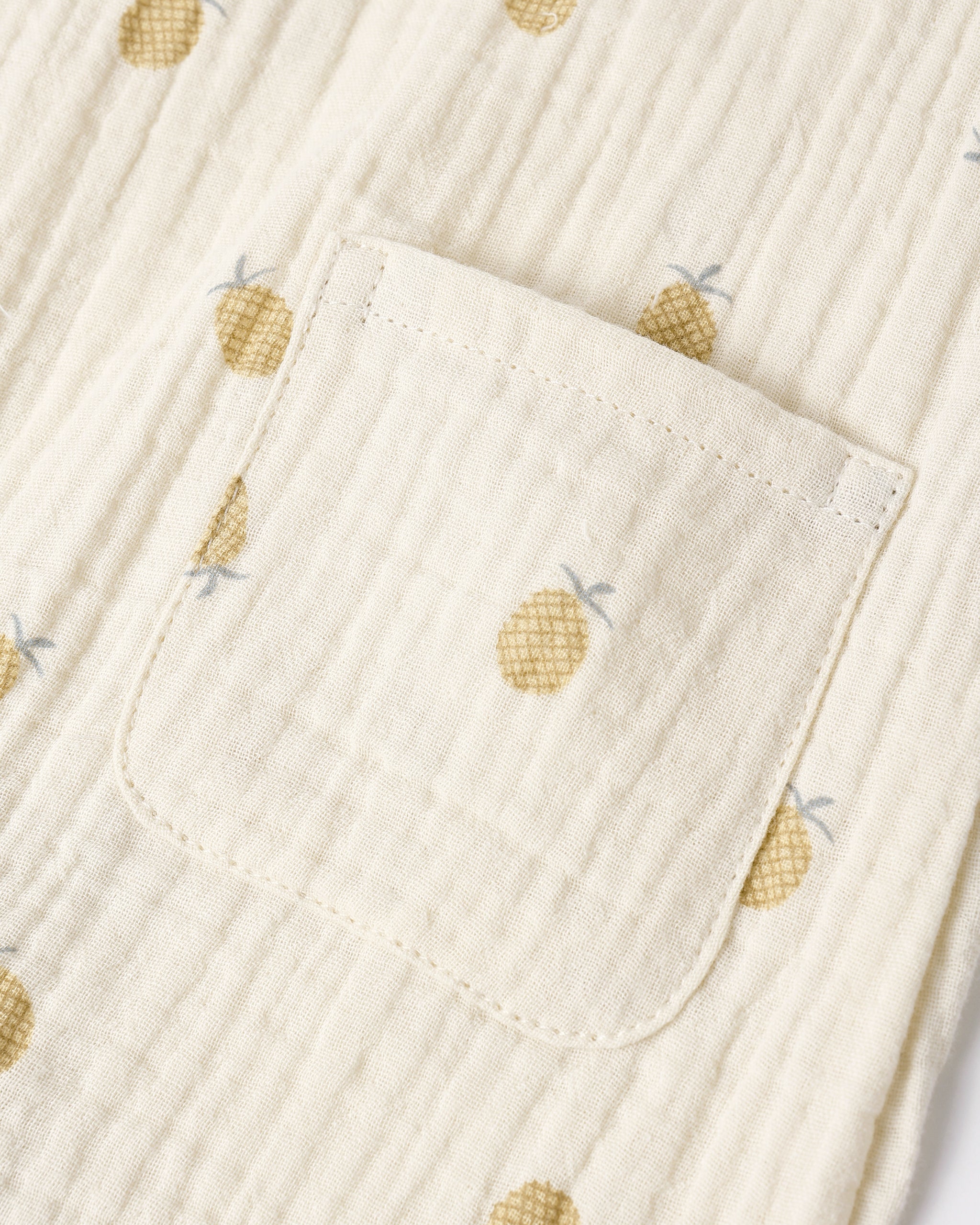 Button Jumpsuit Pineapple - Rylee + Cru | Kids Clothes | Trendy Baby Clothes | Modern Infant Outfits |