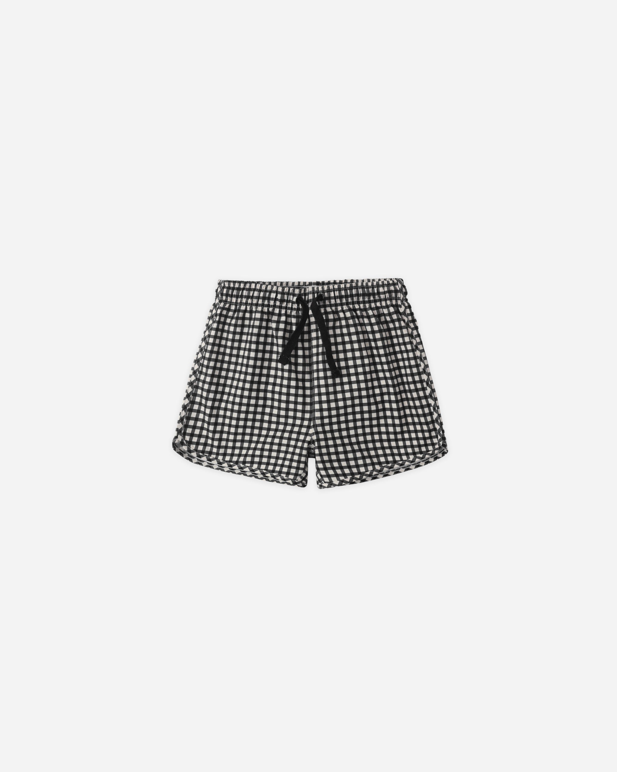 Swim Trunk Black Gingham – Rylee + Cru Canada