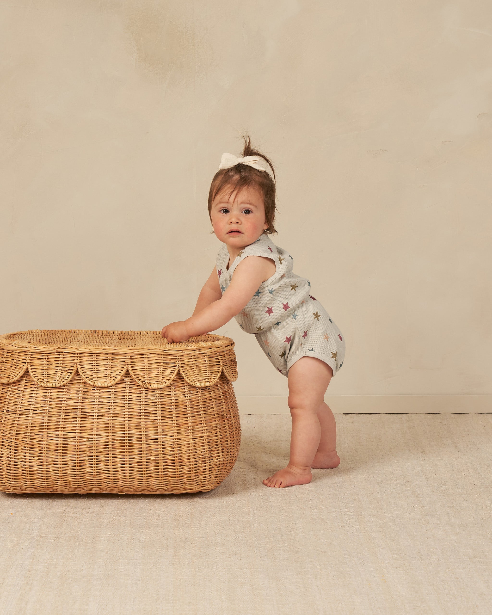 Cinch Playsuit || Stars - Rylee + Cru | Kids Clothes | Trendy Baby Clothes | Modern Infant Outfits |