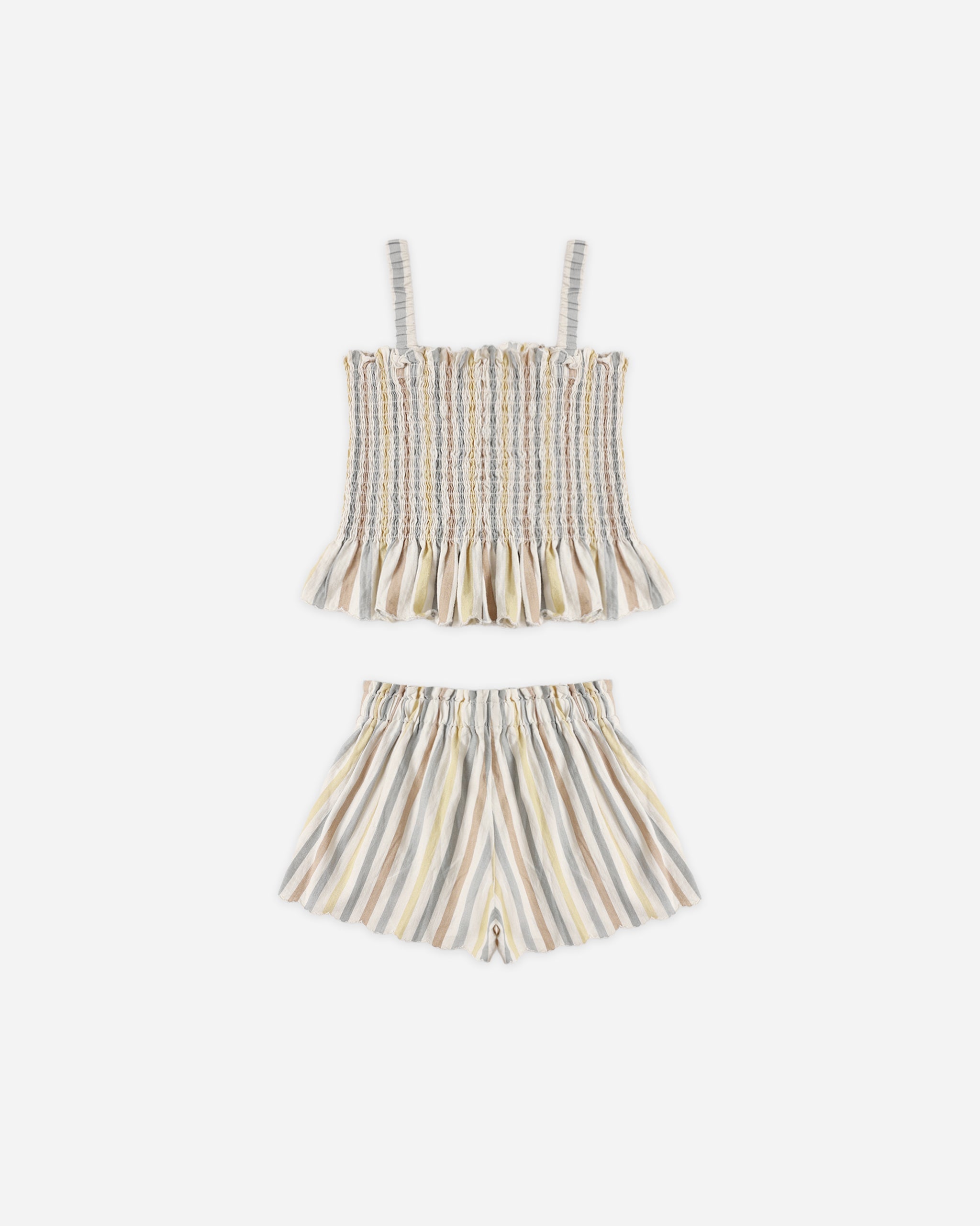 Clara Set Valencia Stripe - Rylee + Cru | Kids Clothes | Trendy Baby Clothes | Modern Infant Outfits |