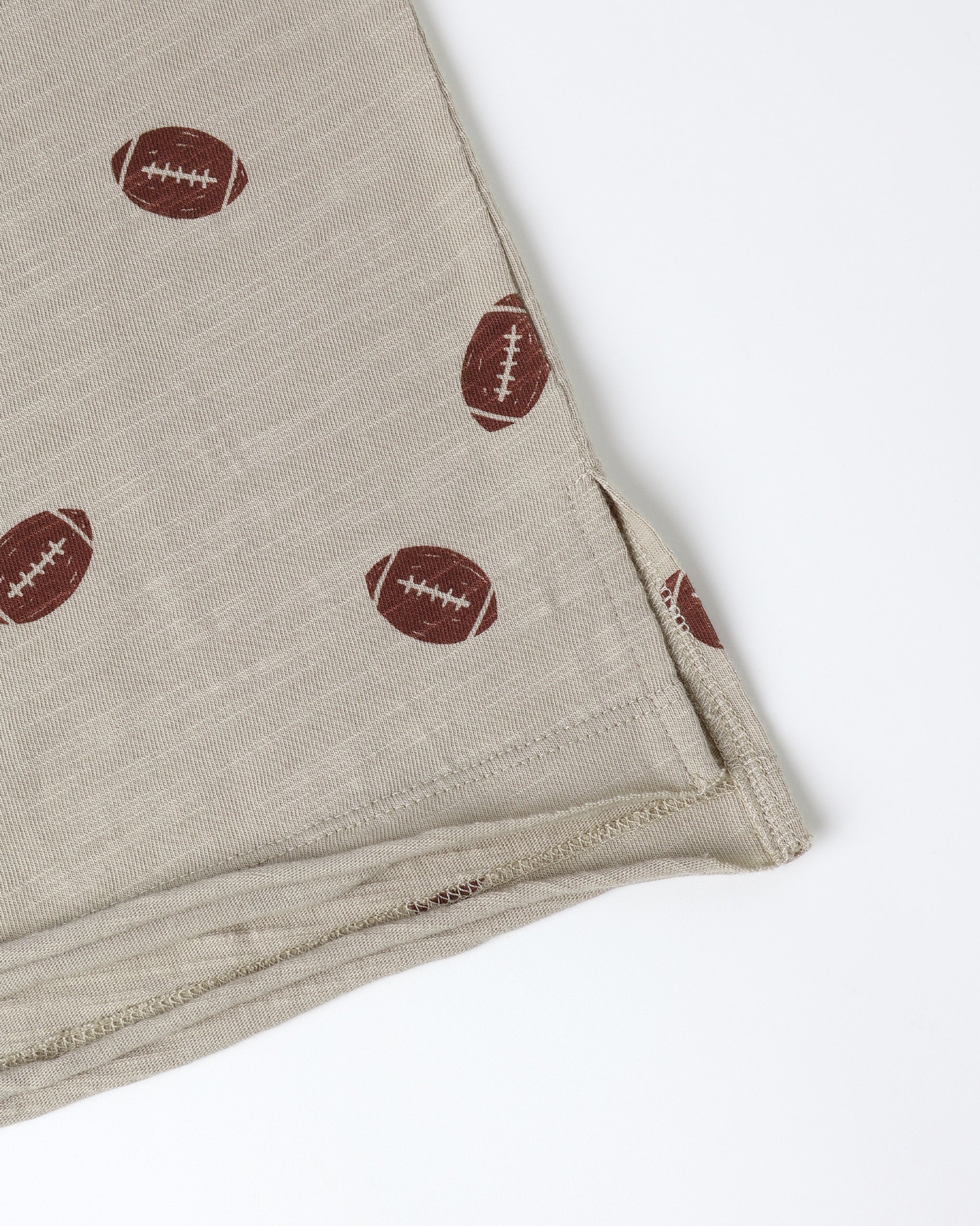 Raw Edge Tee || Footballs