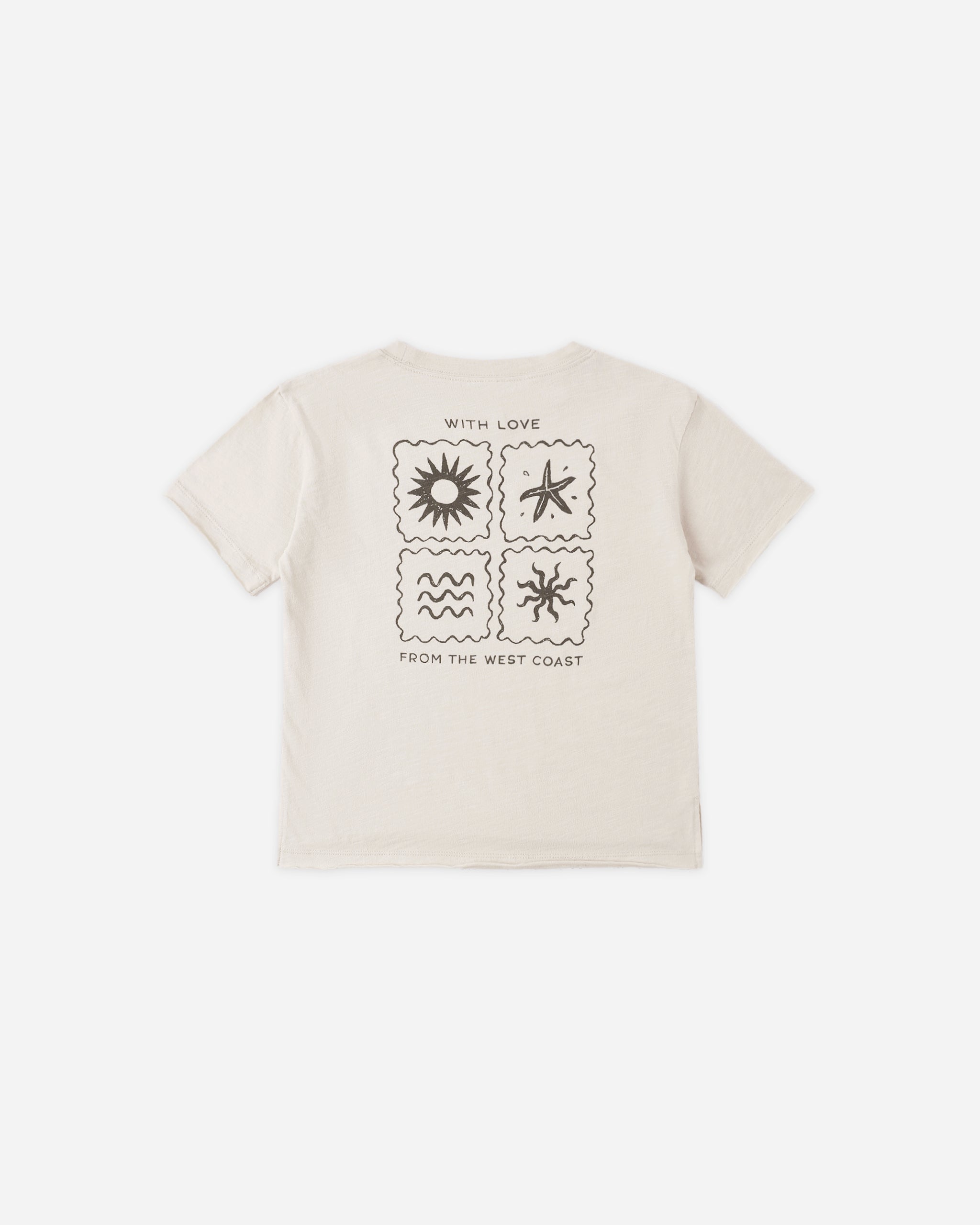 Raw Edge Tee West Coast - Rylee + Cru | Kids Clothes | Trendy Baby Clothes | Modern Infant Outfits |