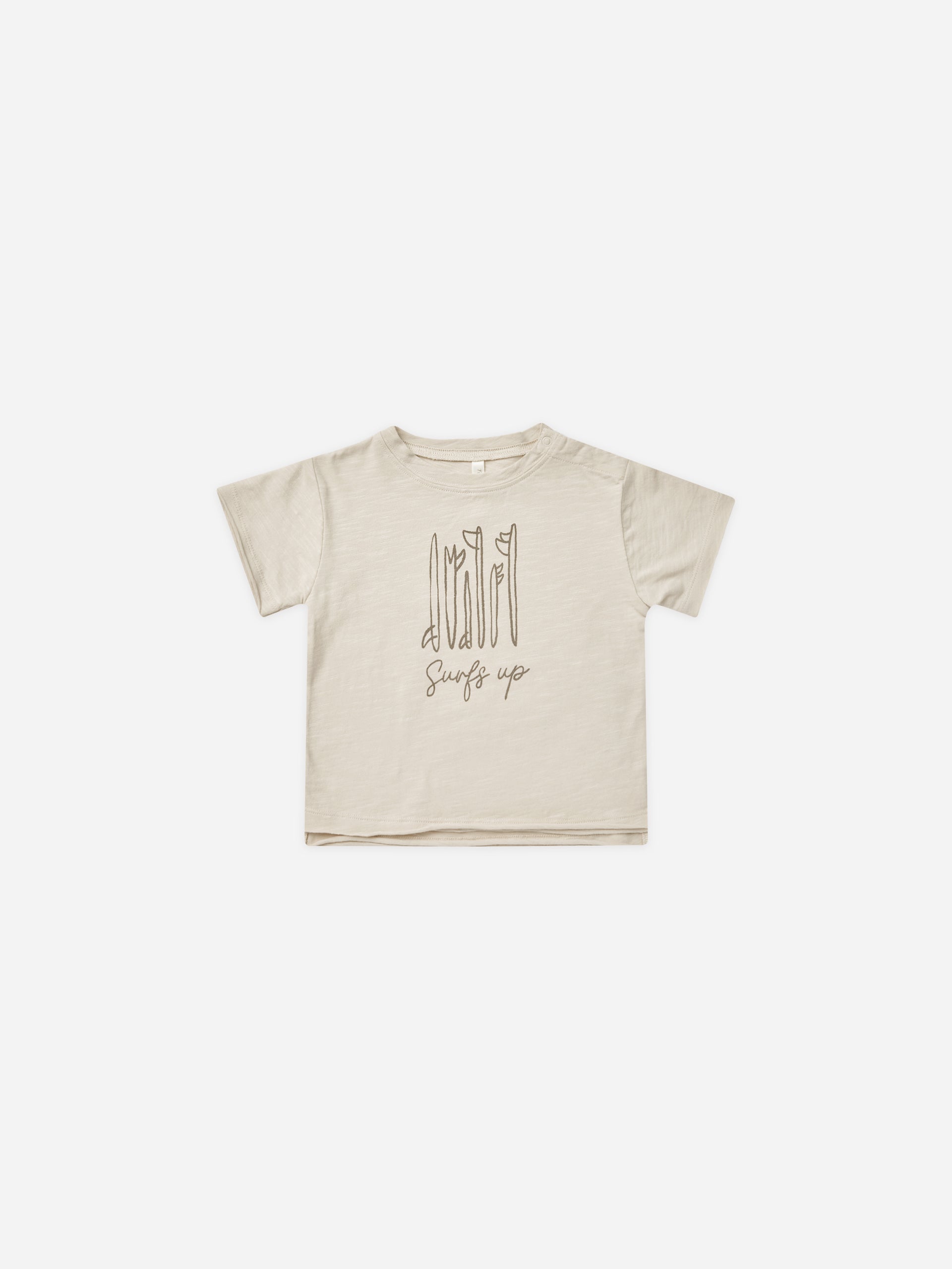 Raw Edge Tee || Surf's Up - Rylee + Cru | Kids Clothes | Trendy Baby Clothes | Modern Infant Outfits |