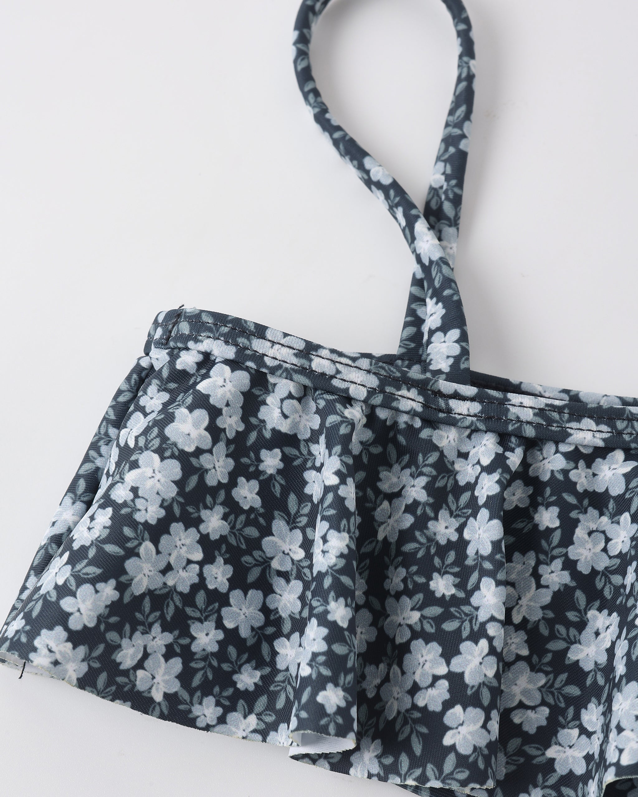 Skirted Bikini Navy Floral - Rylee + Cru | Kids Clothes | Trendy Baby Clothes | Modern Infant Outfits |