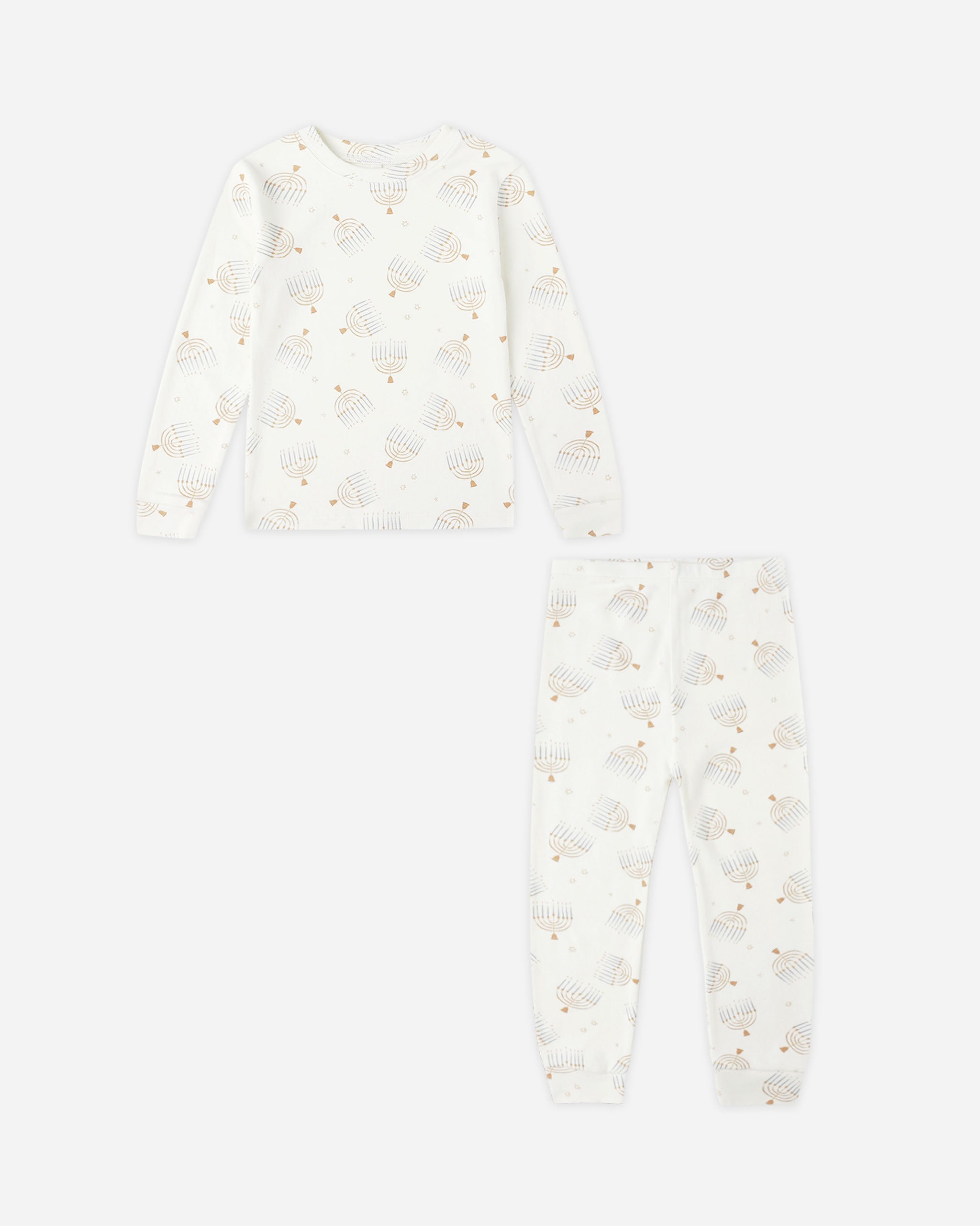 Organic Long Sleeve Pajama Set || Hanukkah