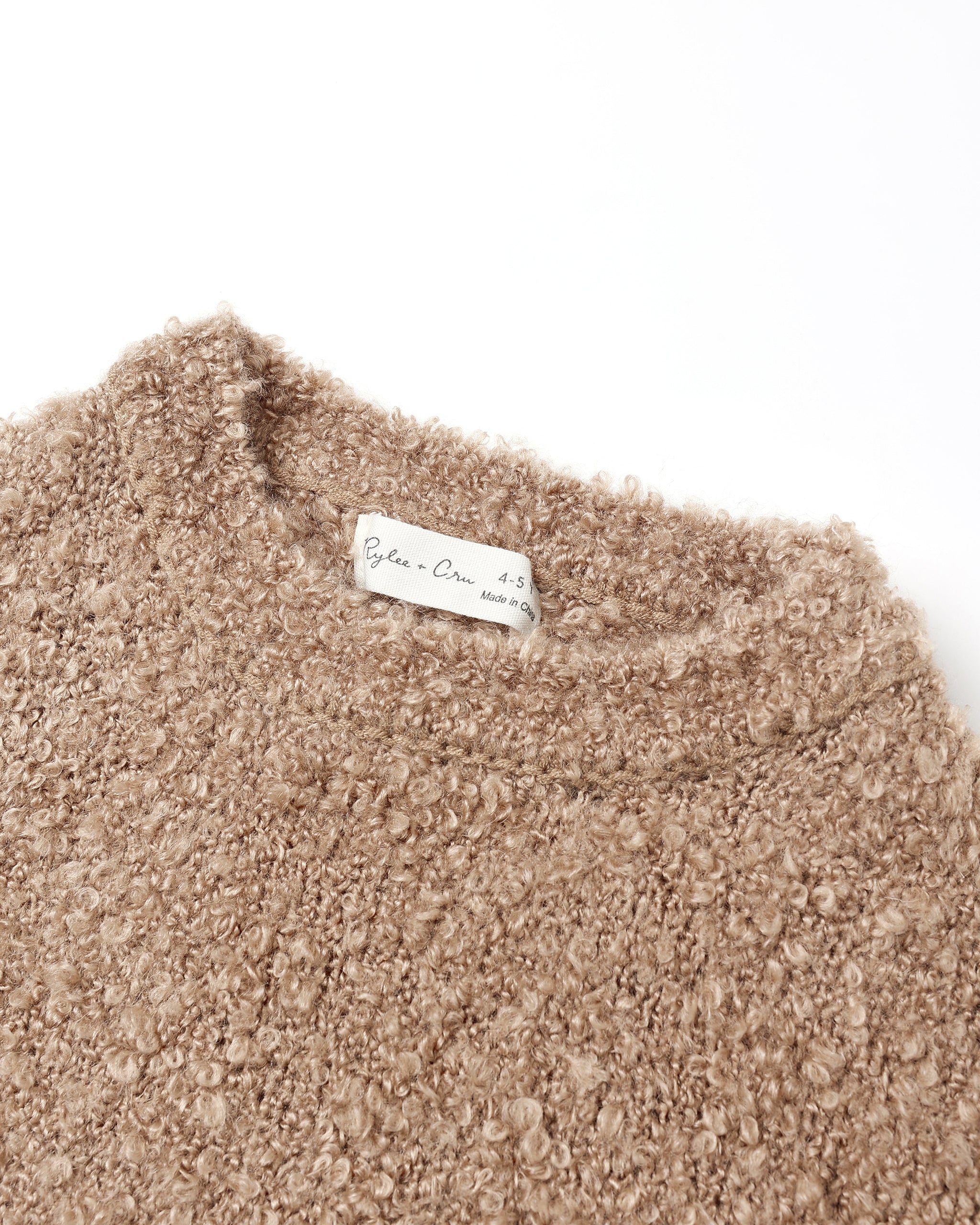 Aspen Sweater || Toffee Boucle