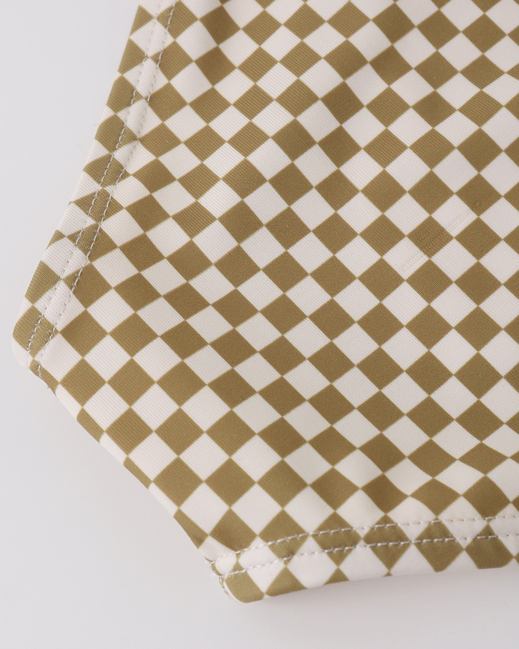 Knotted Bikini Ocre Check - Rylee + Cru | Kids Clothes | Trendy Baby Clothes | Modern Infant Outfits |