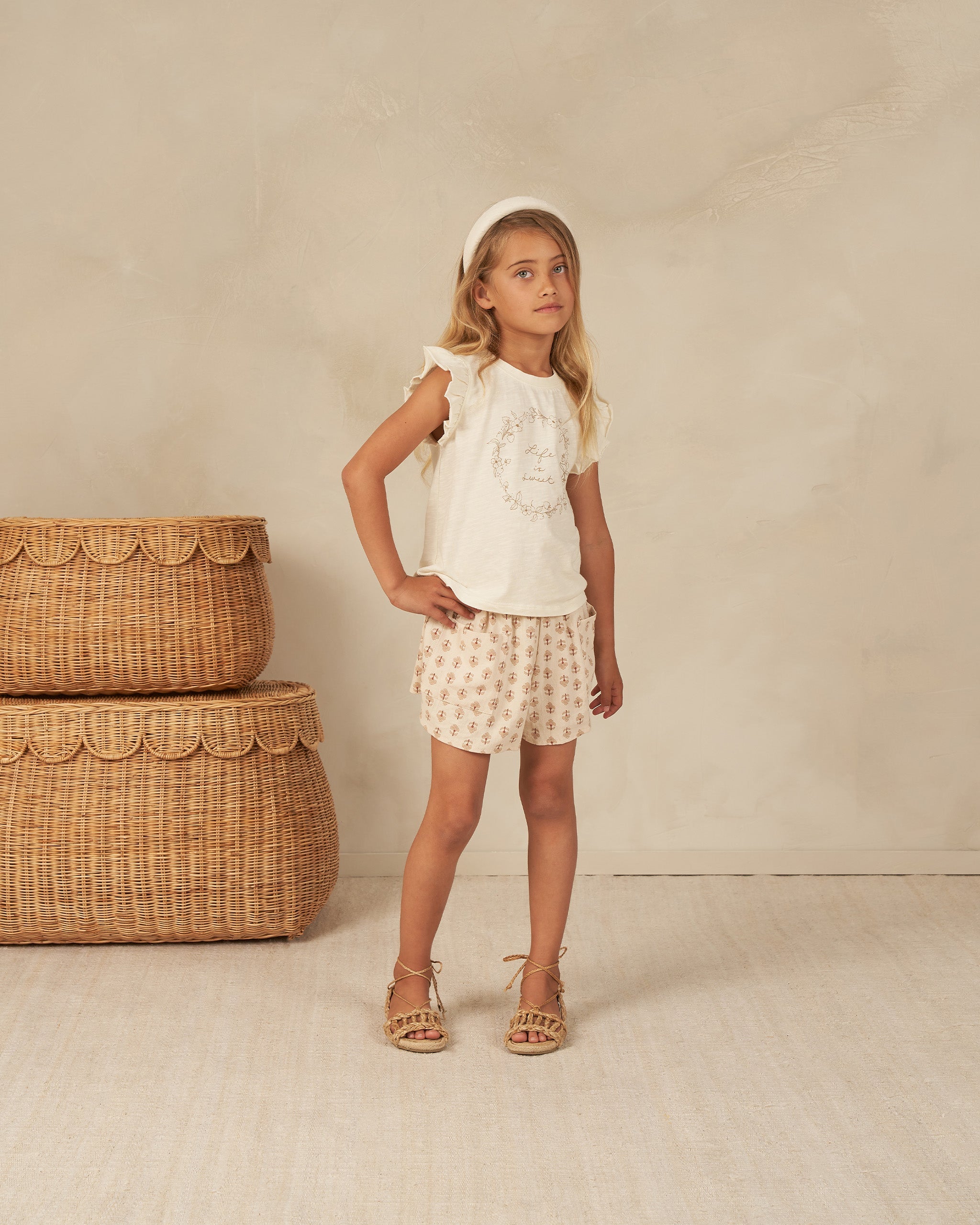 Ruffled Tank || Life Is Sweet - Rylee + Cru | Kids Clothes | Trendy Baby Clothes | Modern Infant Outfits |