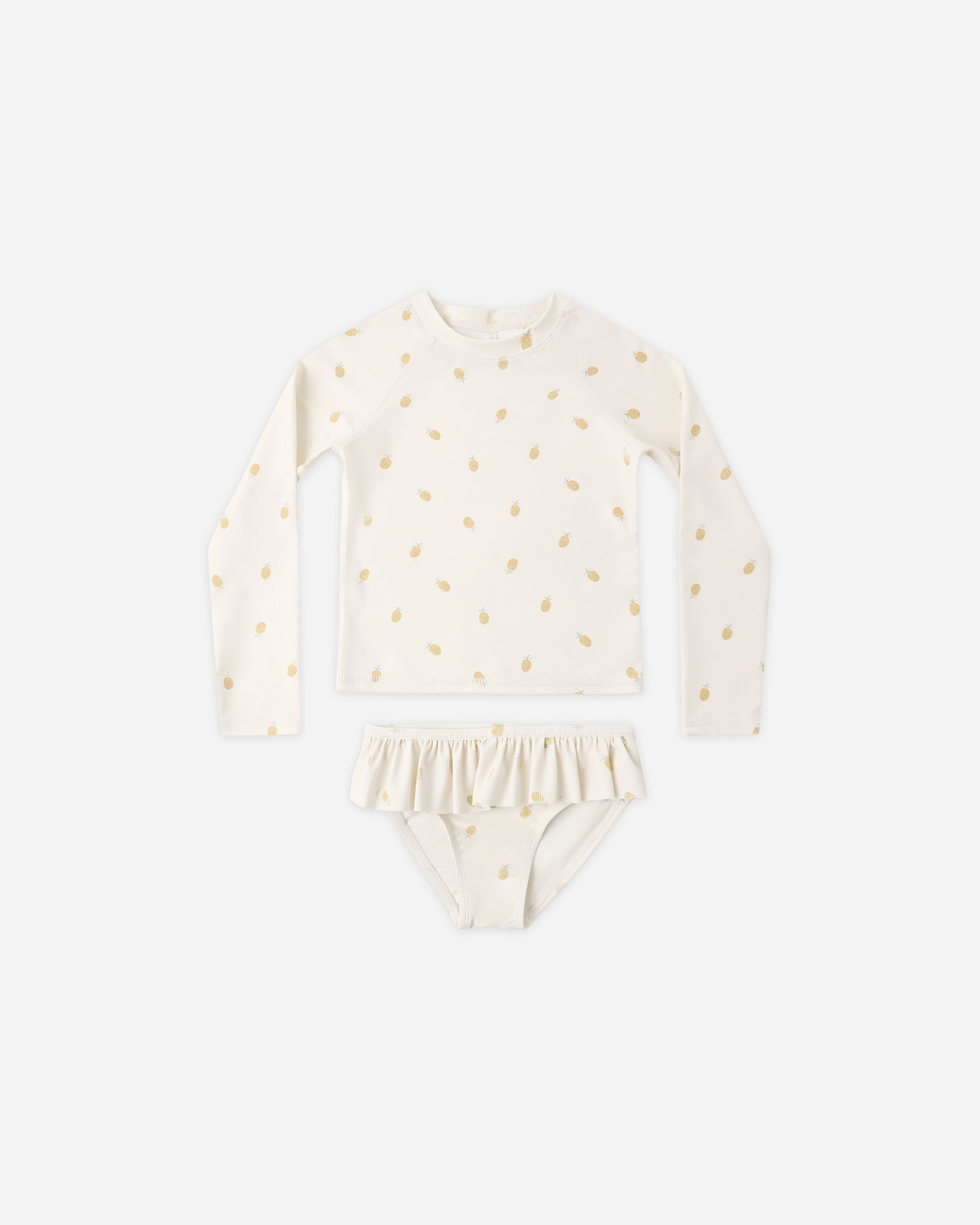 Rashguard Girls Set Pineapple - Rylee + Cru | Kids Clothes | Trendy Baby Clothes | Modern Infant Outfits |