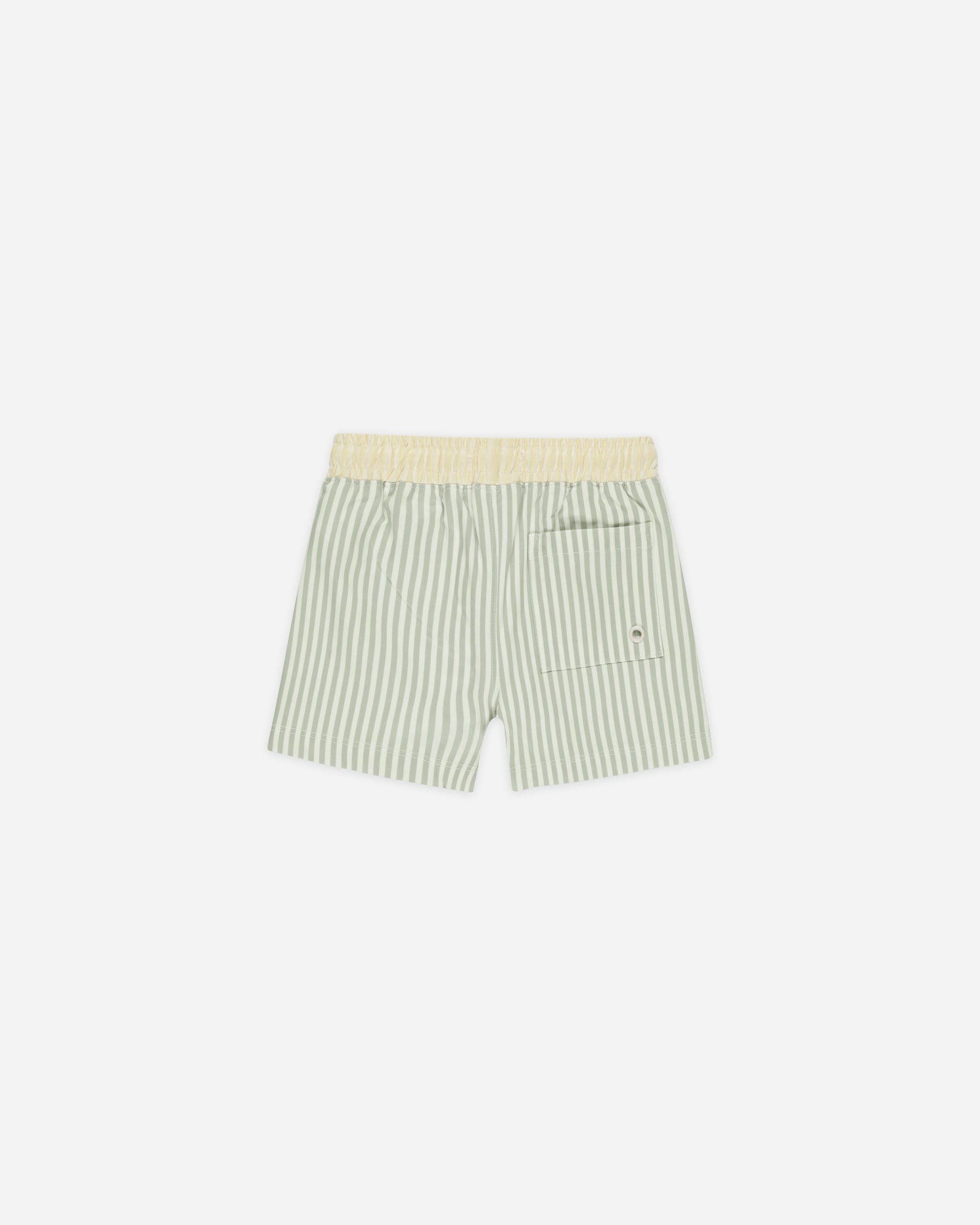 Boardshort || Sage Stripe