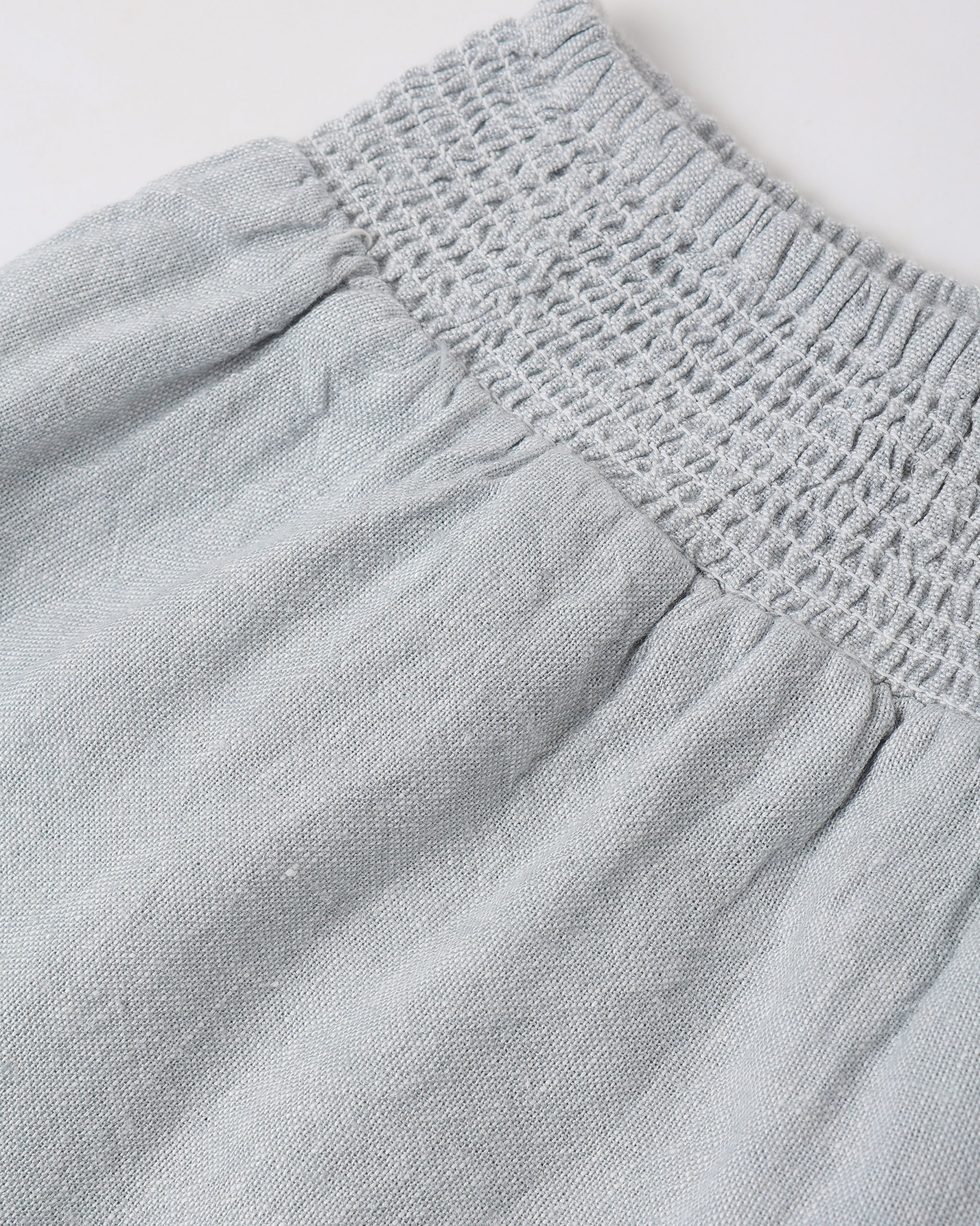 Wrap Ruffle Skirt Heathered Light Blue - Rylee + Cru | Kids Clothes | Trendy Baby Clothes | Modern Infant Outfits |