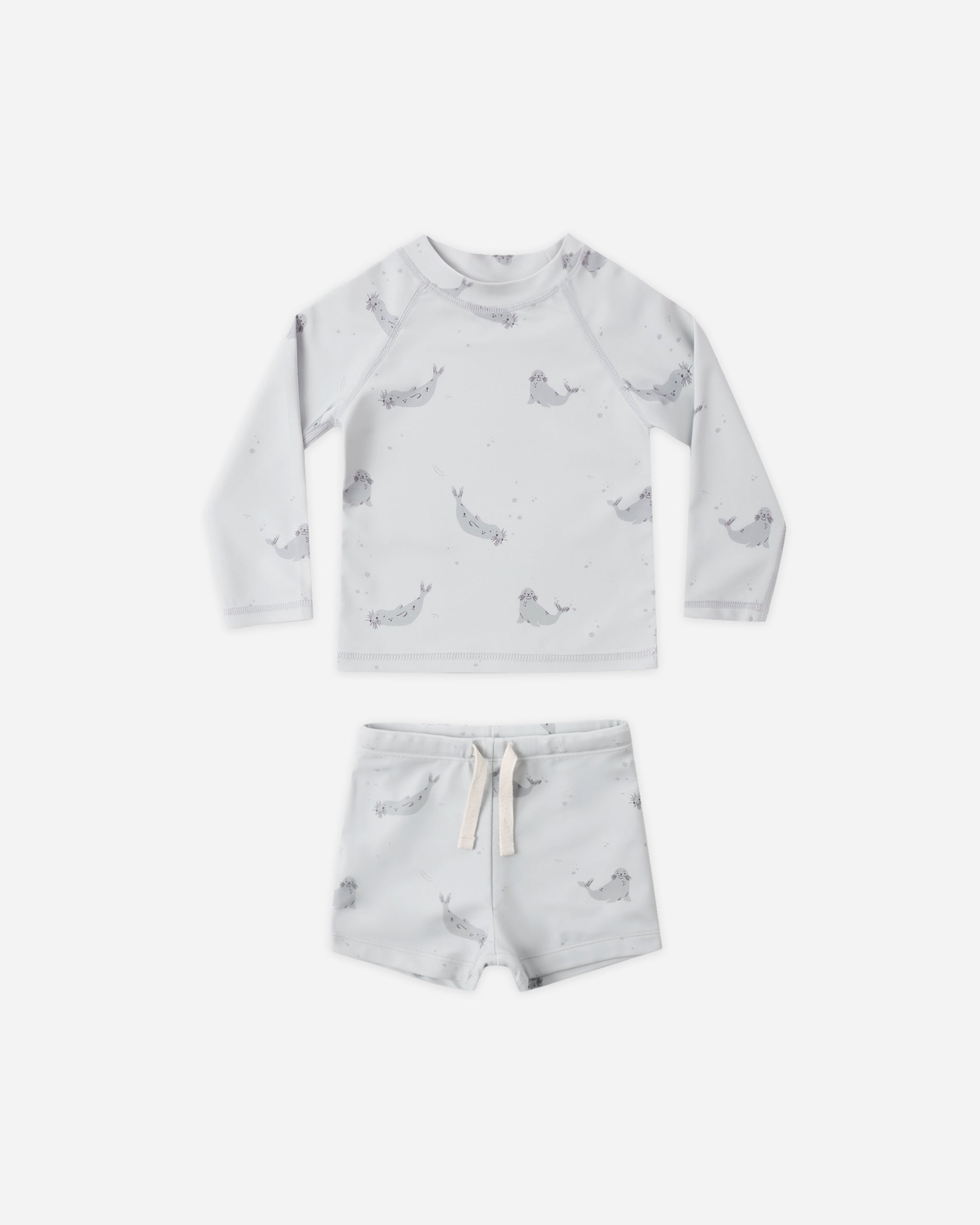 Boys Rashguard Set Seals - Rylee + Cru | Kids Clothes | Trendy Baby Clothes | Modern Infant Outfits |