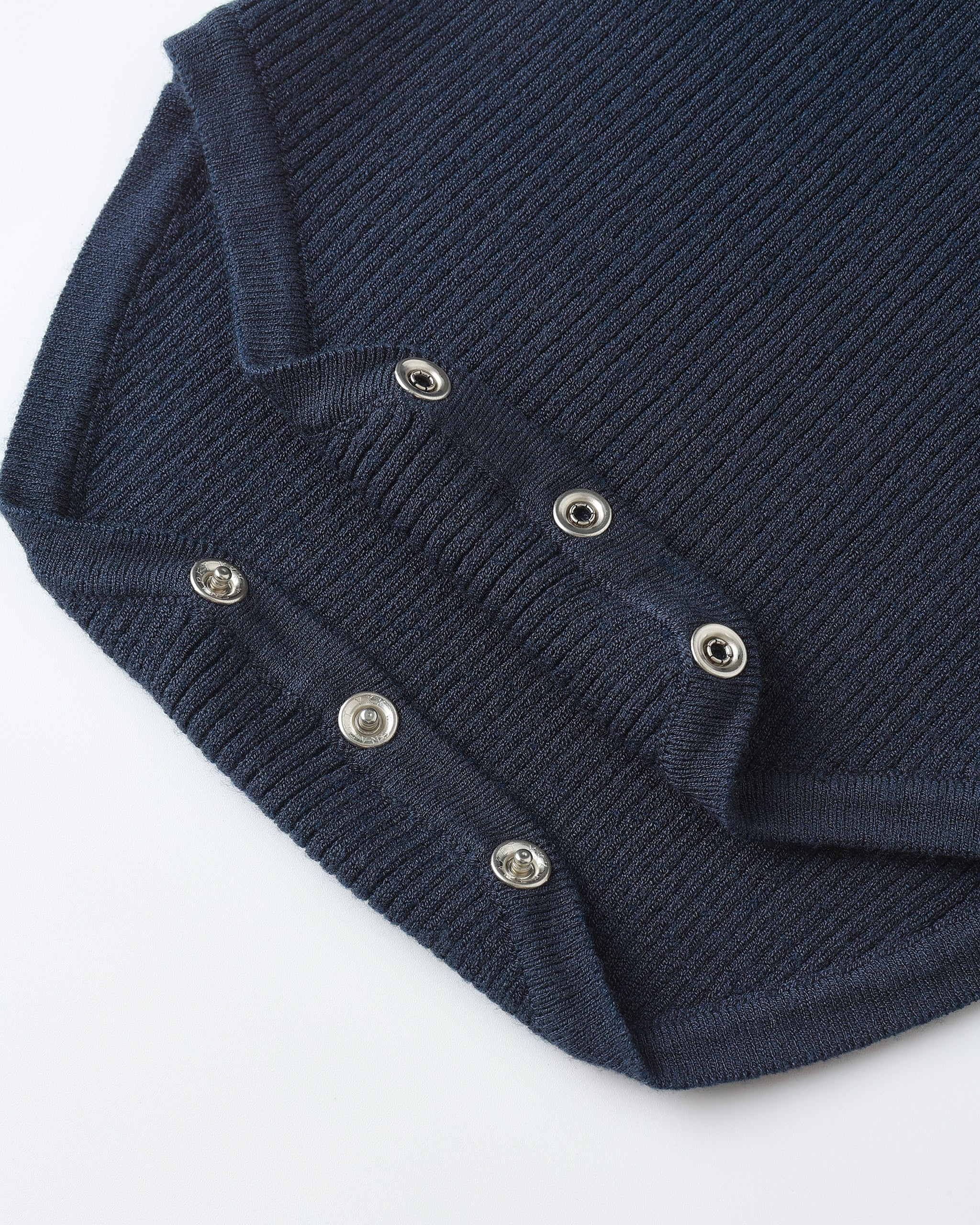 Ruffle Collar Bodysuit || Navy