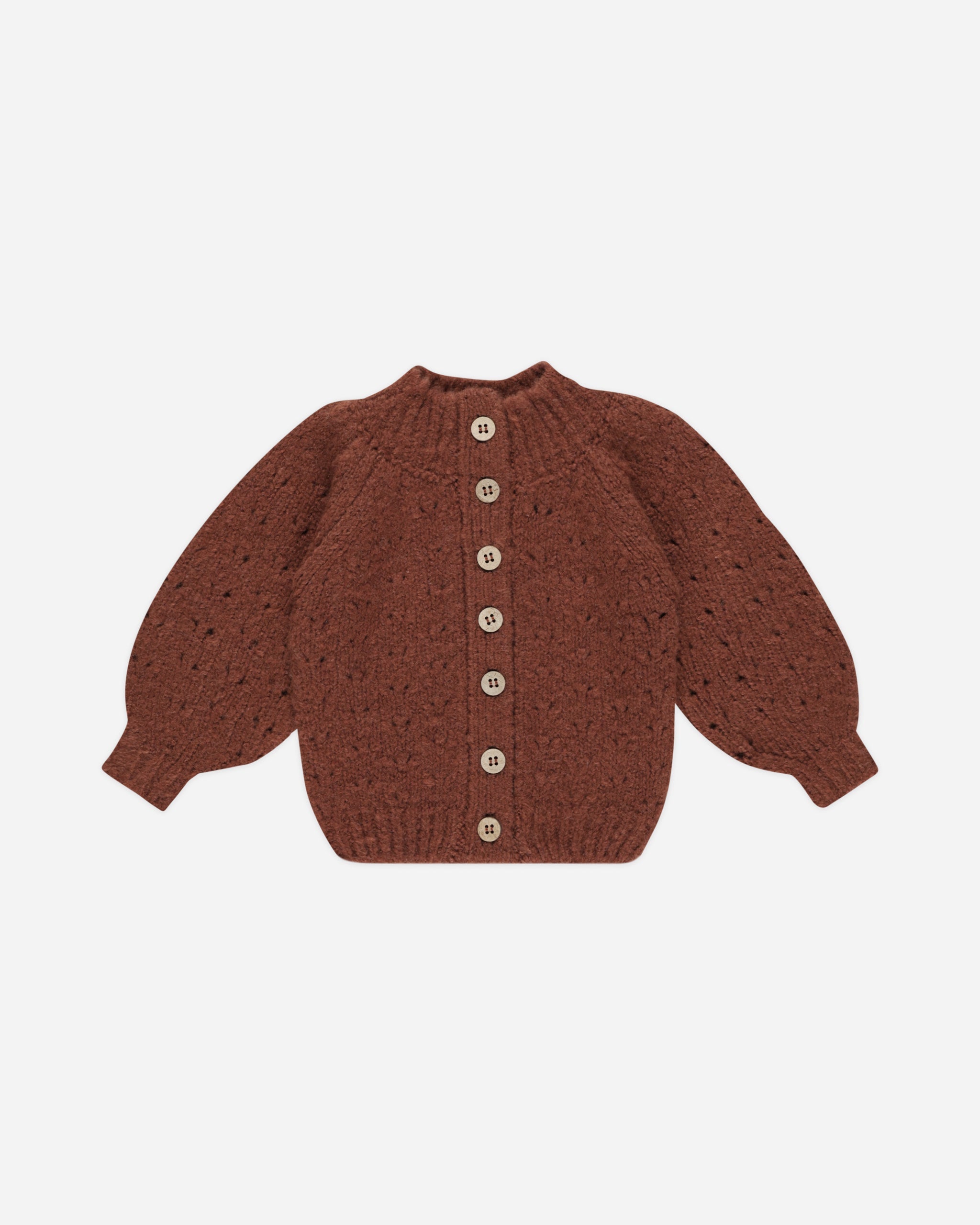 Tulip Cardigan || Brick