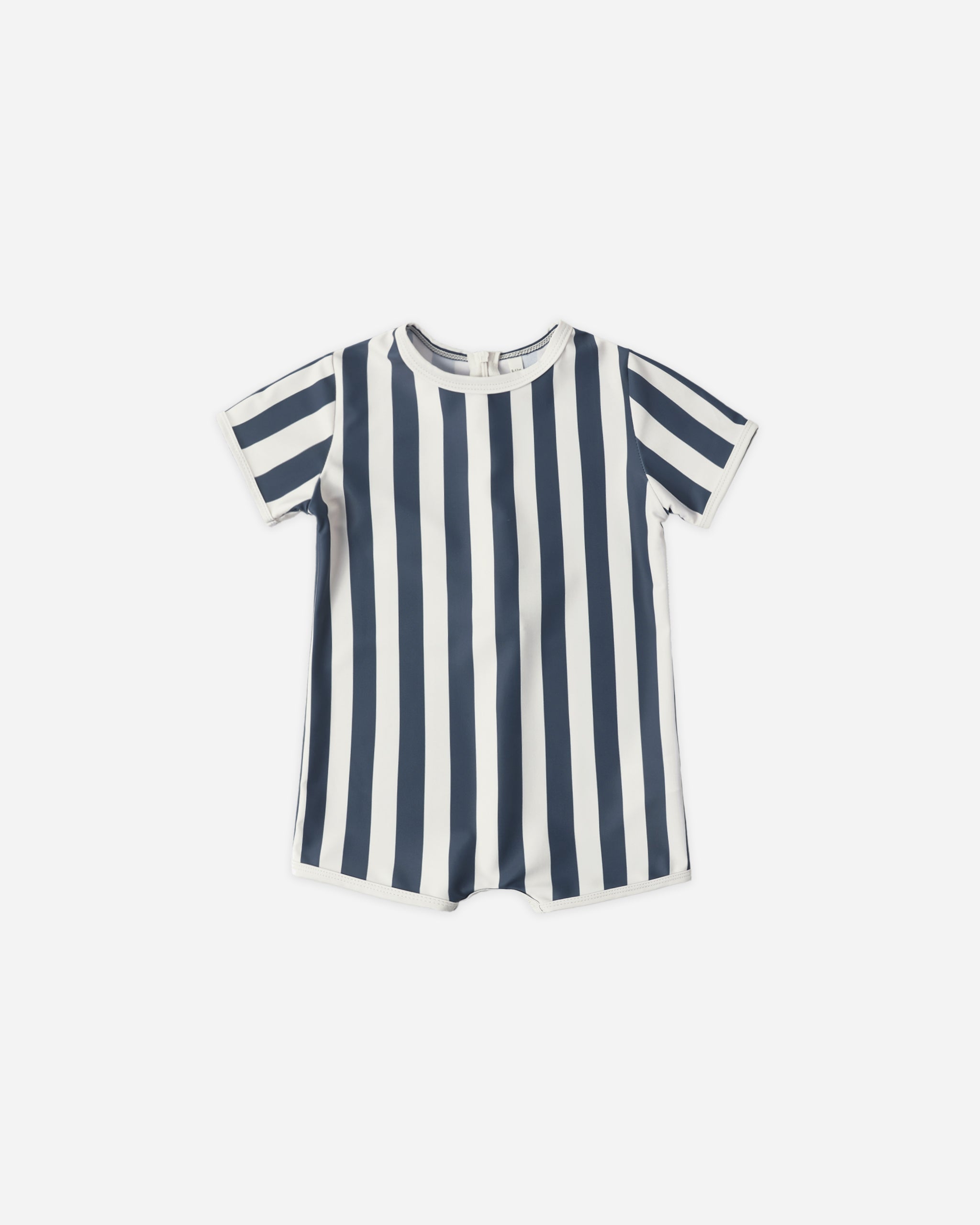 Shorty One-Piece Navy Stripe - Rylee + Cru | Kids Clothes | Trendy Baby Clothes | Modern Infant Outfits |