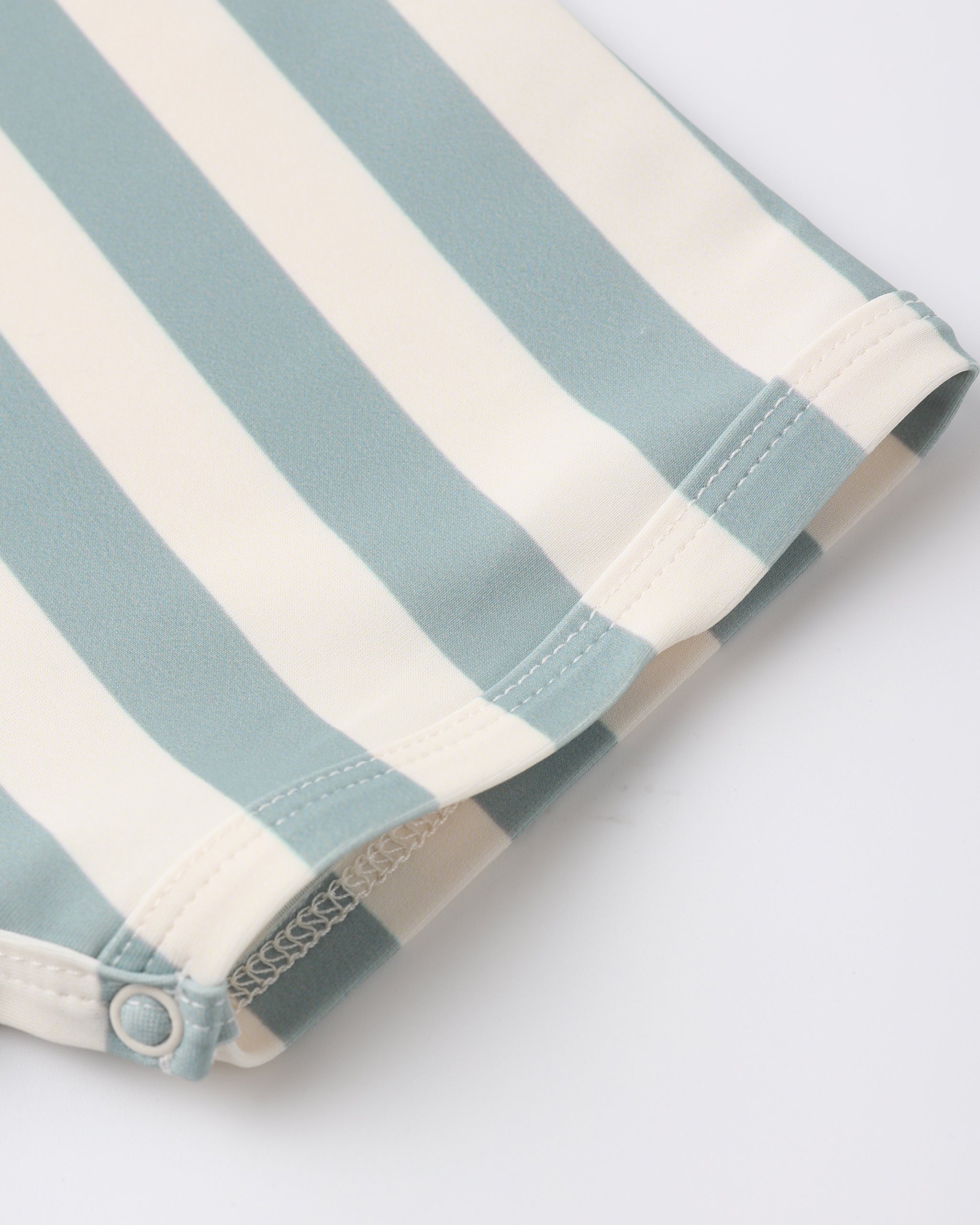 Shorty One-Piece Green Stripe - Rylee + Cru | Kids Clothes | Trendy Baby Clothes | Modern Infant Outfits |