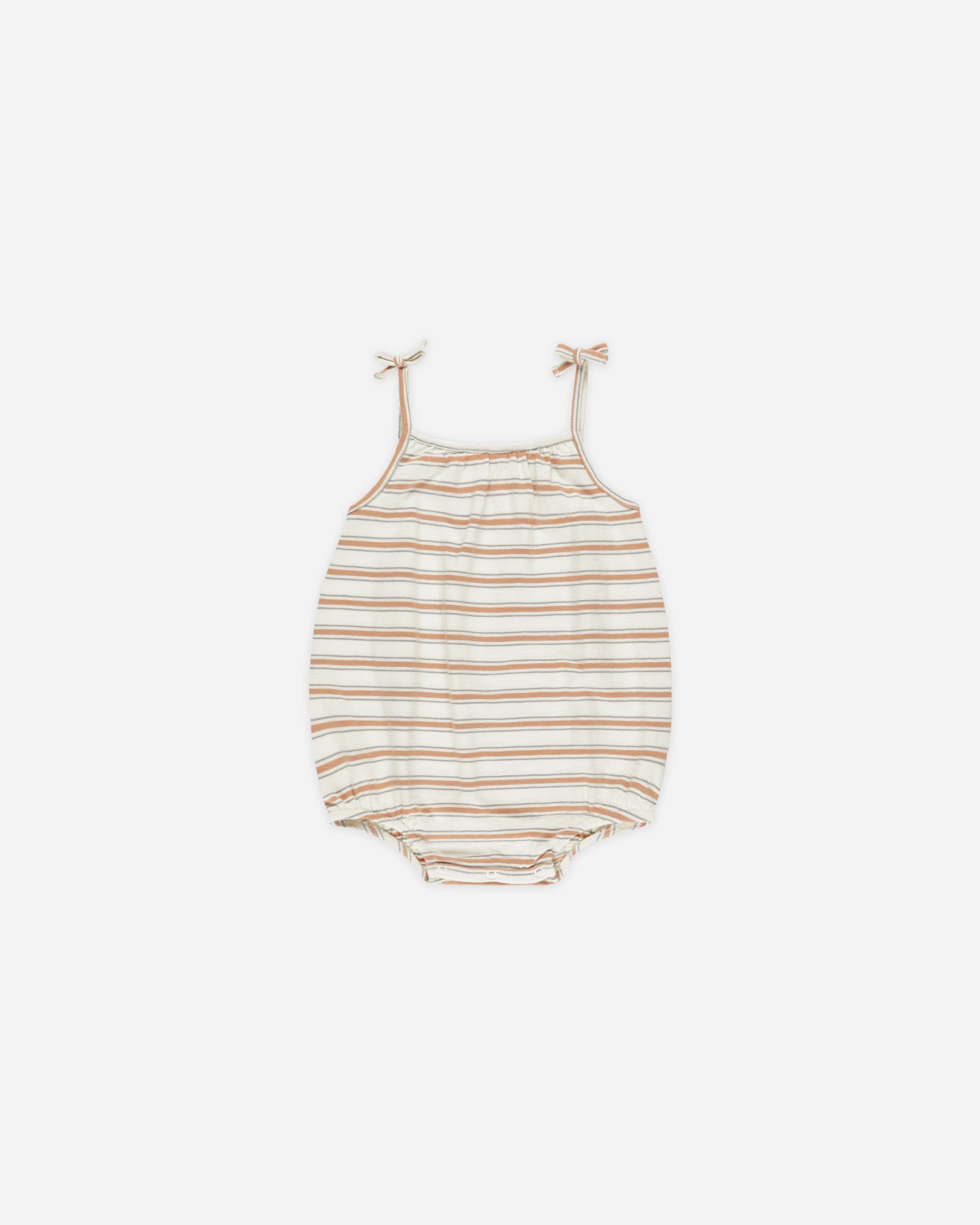 Nala Romper || Grapefruit Stripe