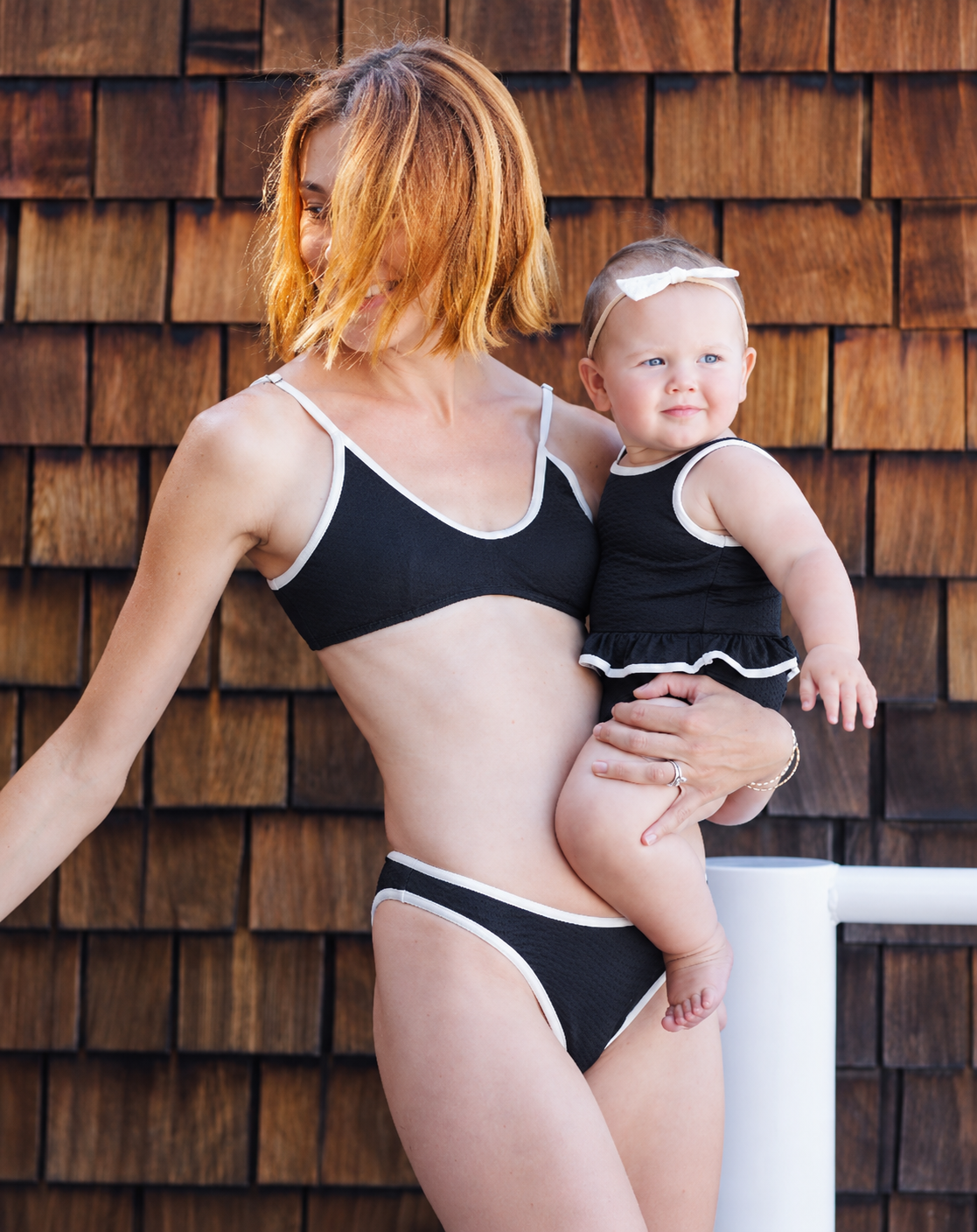 Skirted One-Piece Black