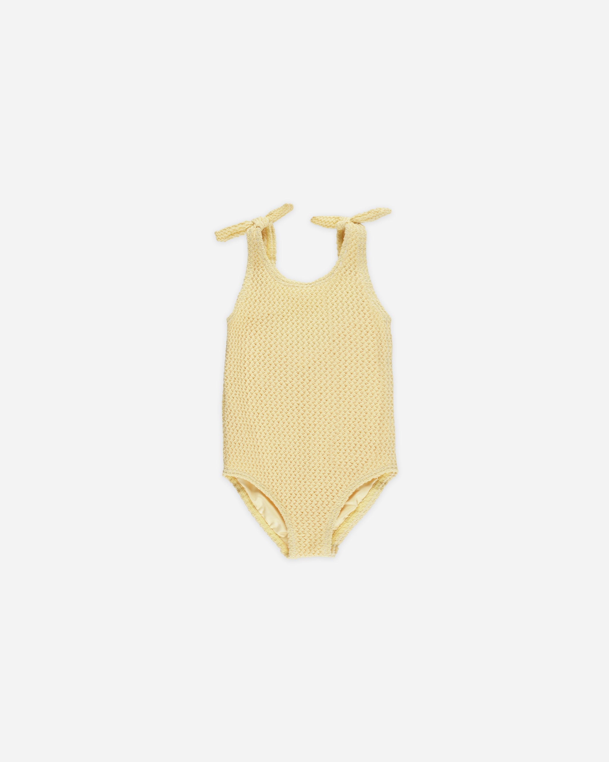 Millie One-Piece || Yellow Crochet