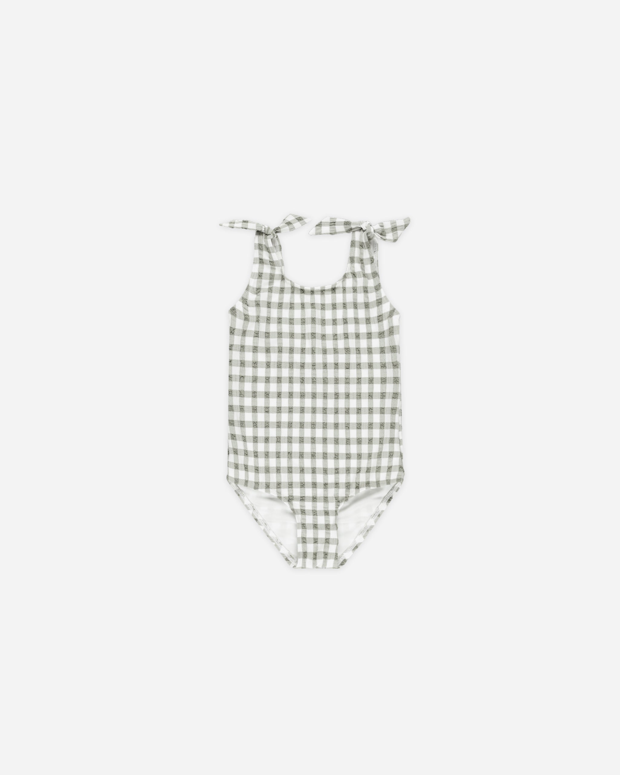 Millie One-Piece || Eucalyptus Check