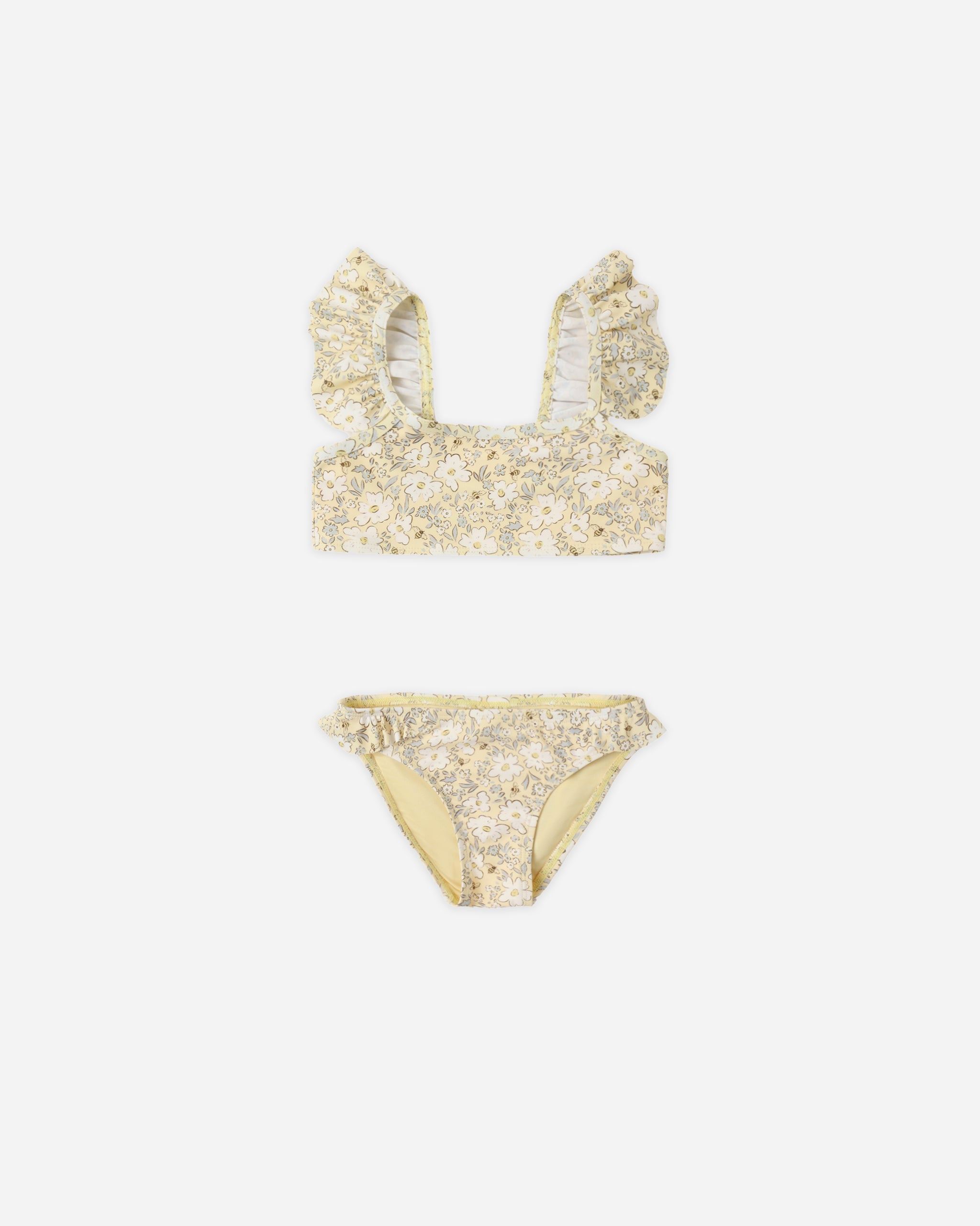 Hanalei Two-Piece Lemon Meadow - Rylee + Cru | Kids Clothes | Trendy Baby Clothes | Modern Infant Outfits |