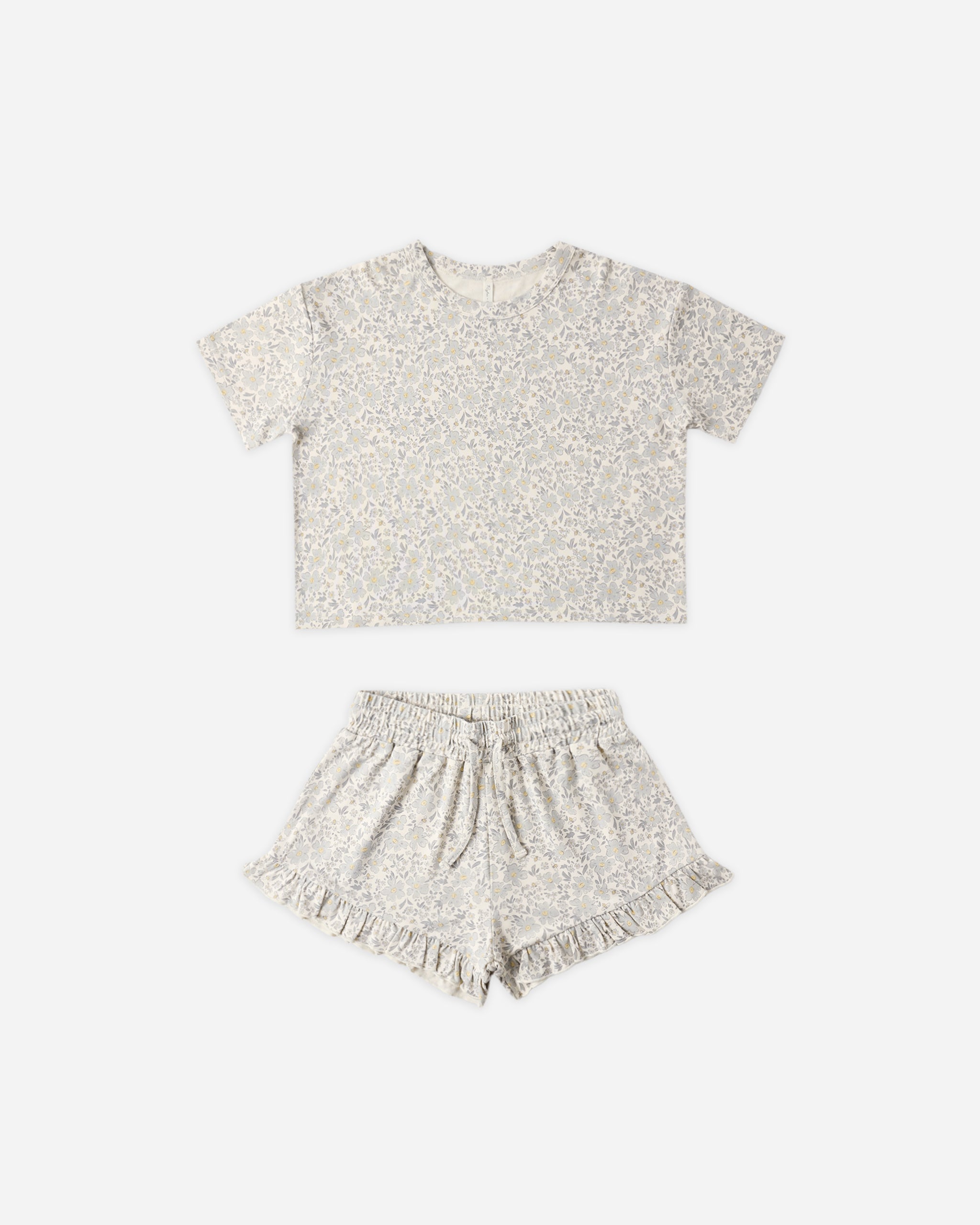 Mosie Set Blue Meadow - Rylee + Cru | Kids Clothes | Trendy Baby Clothes | Modern Infant Outfits |