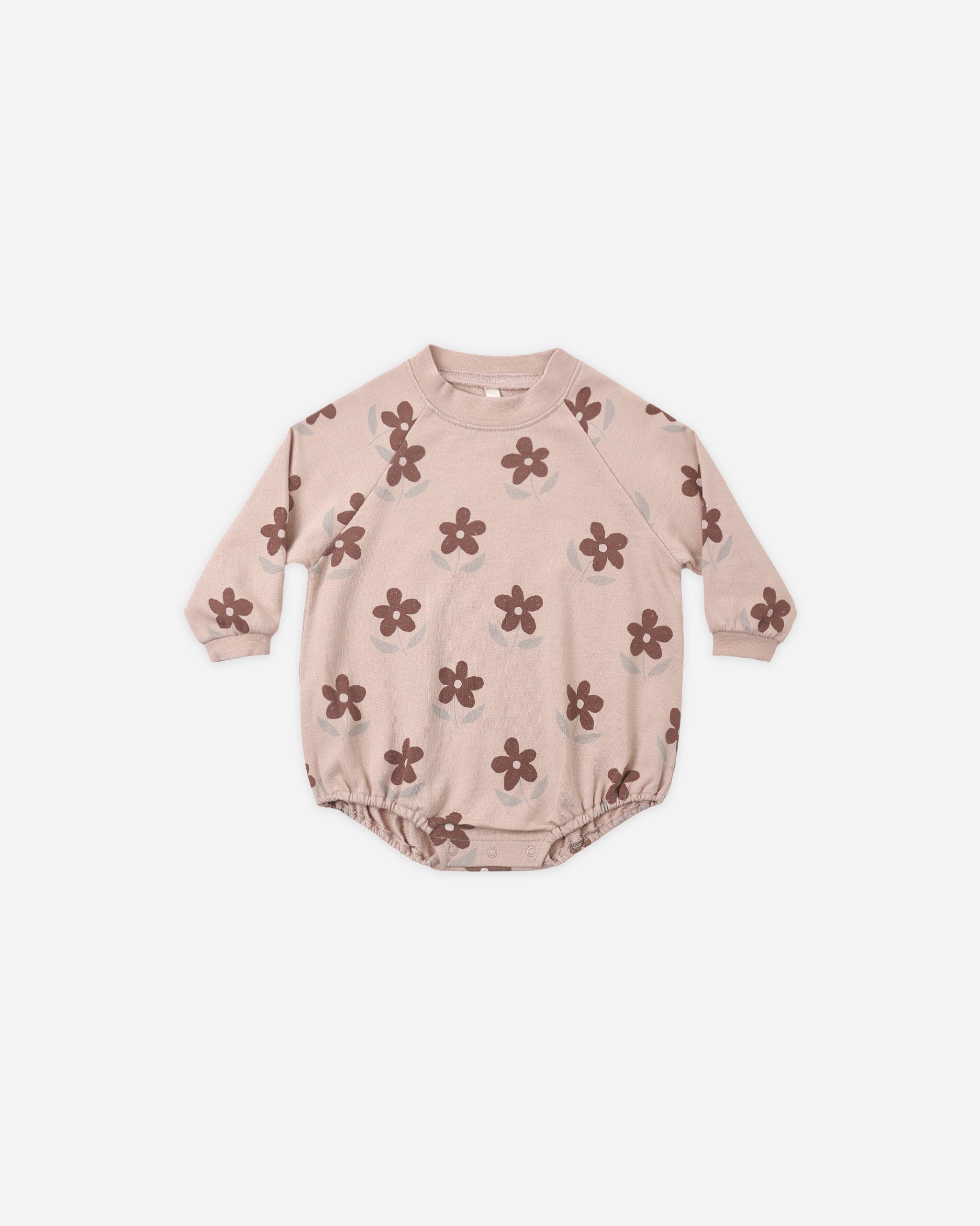 Crew Neck Romper Daisy - Rylee + Cru | Kids Clothes | Trendy Baby Clothes | Modern Infant Outfits |