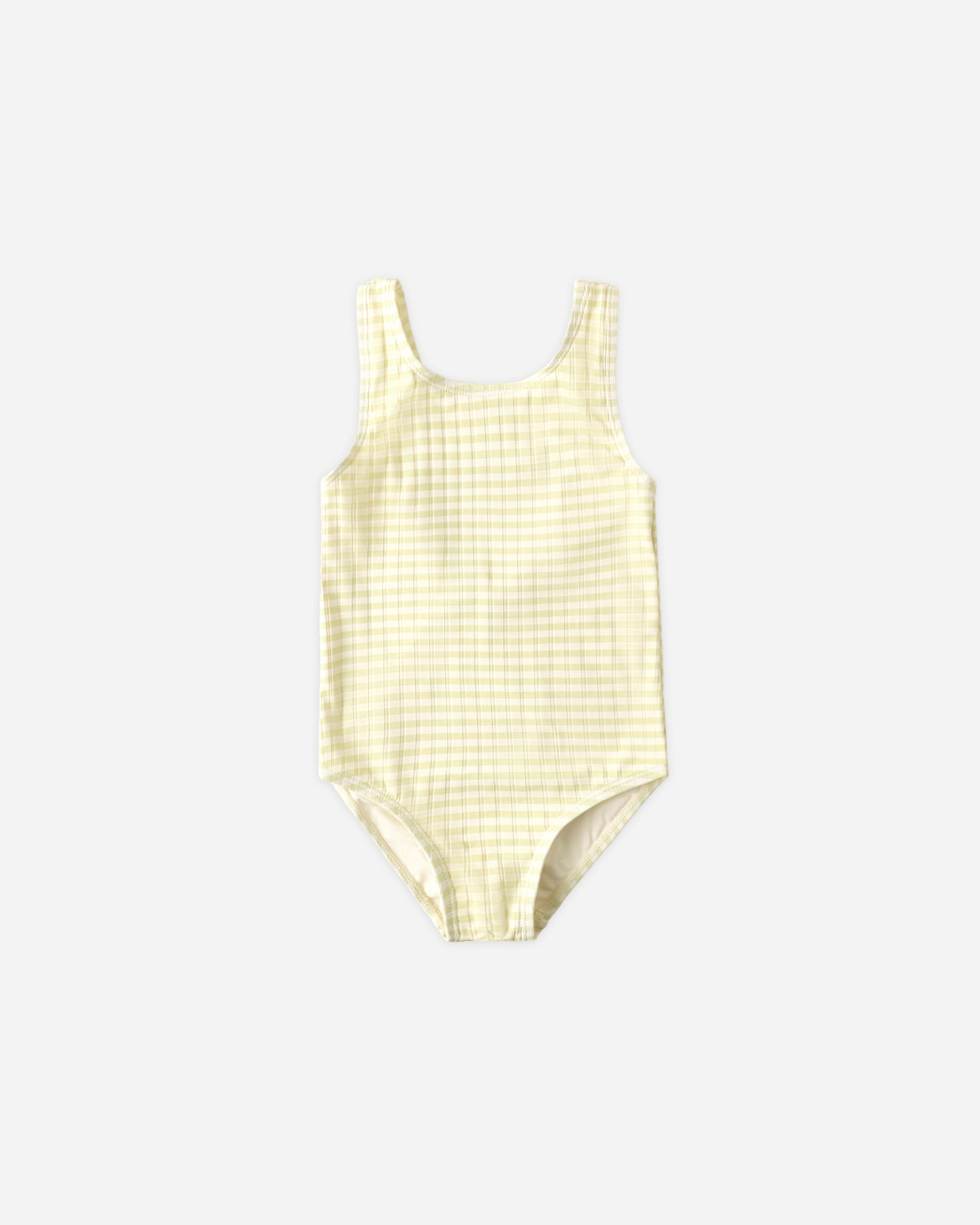 Moxie One-Piece Citron Stripe - Rylee + Cru | Kids Clothes | Trendy Baby Clothes | Modern Infant Outfits |