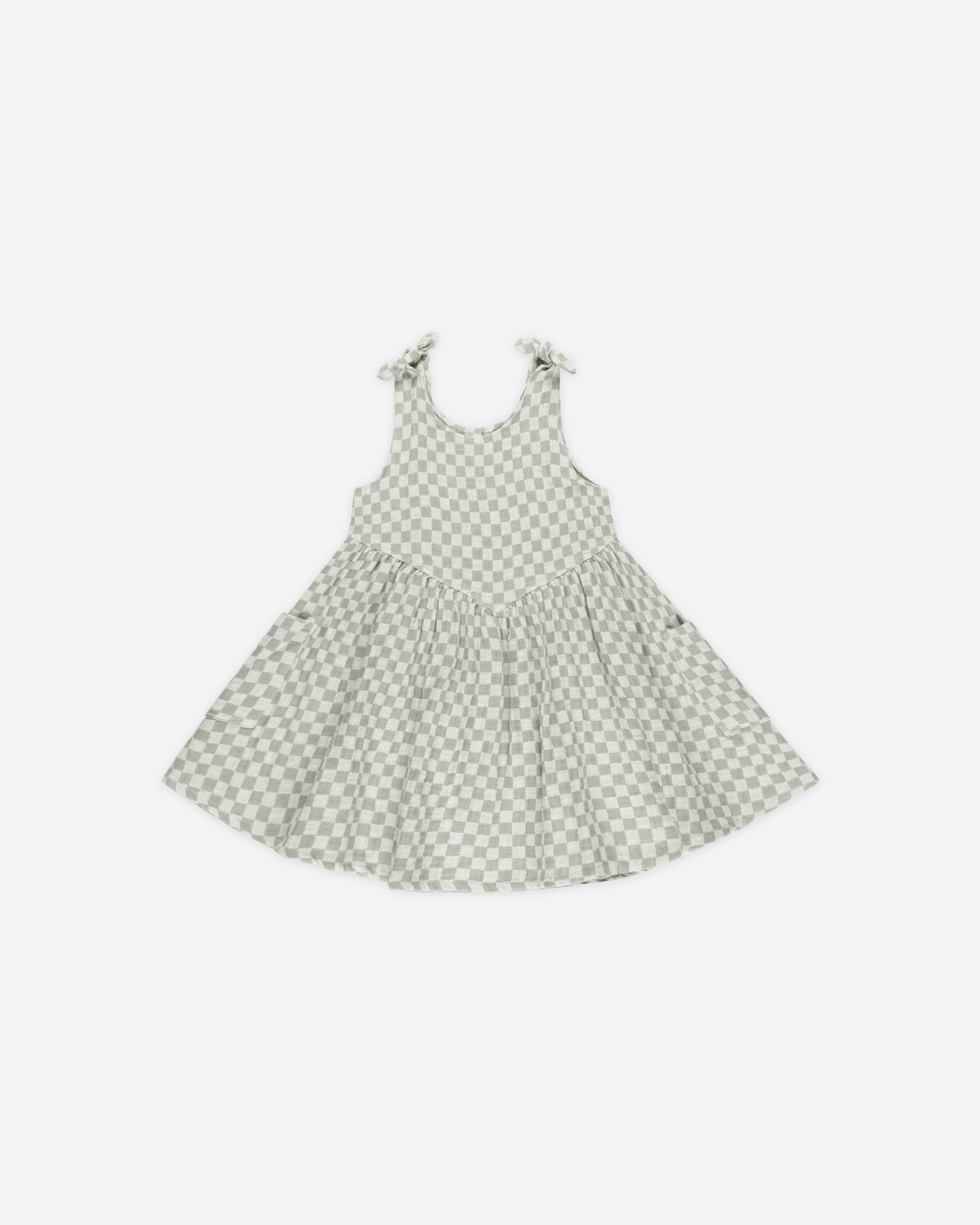 Summer Dress || Sage Check*