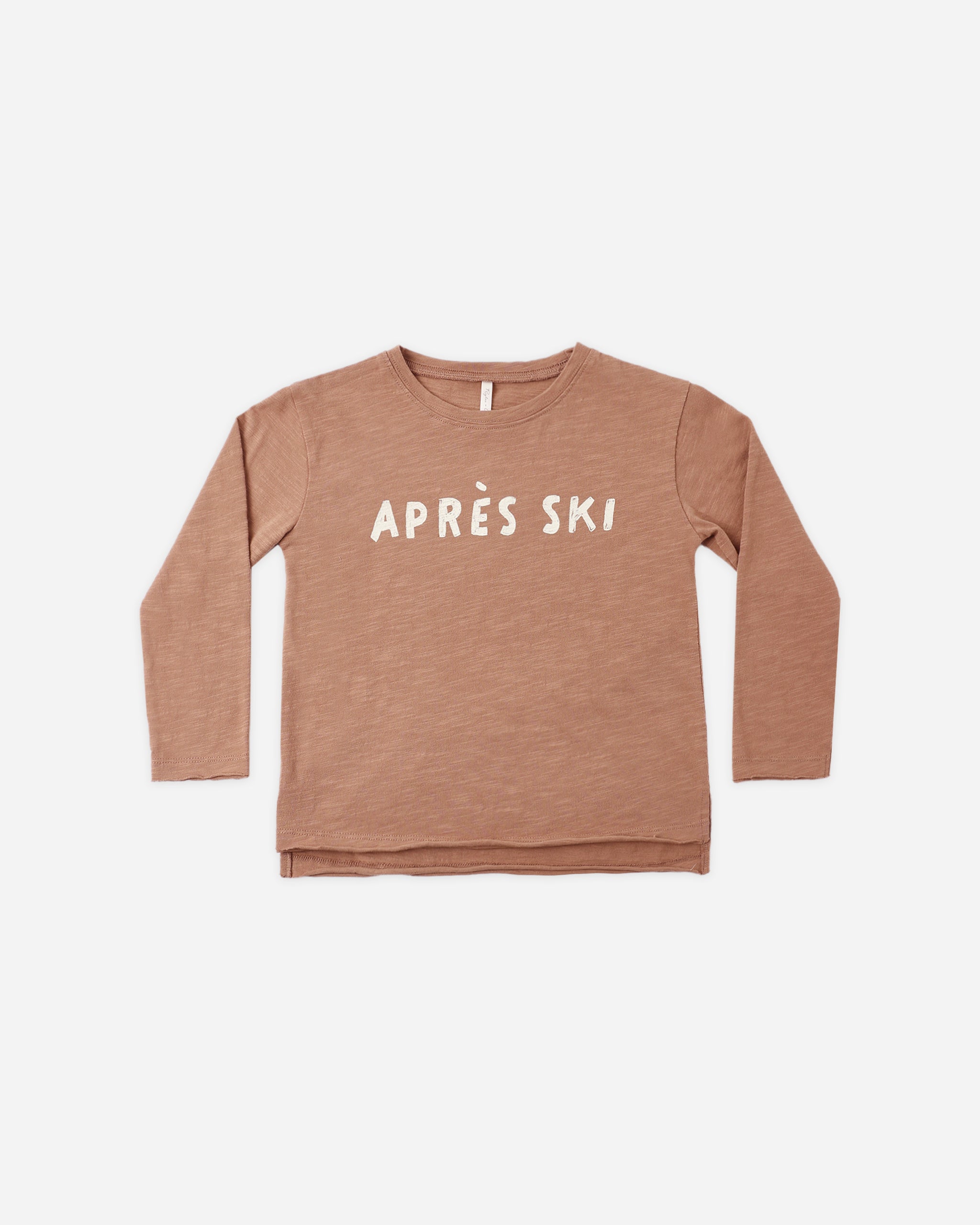 Raw Edge Long Sleeve Tee Apres Ski