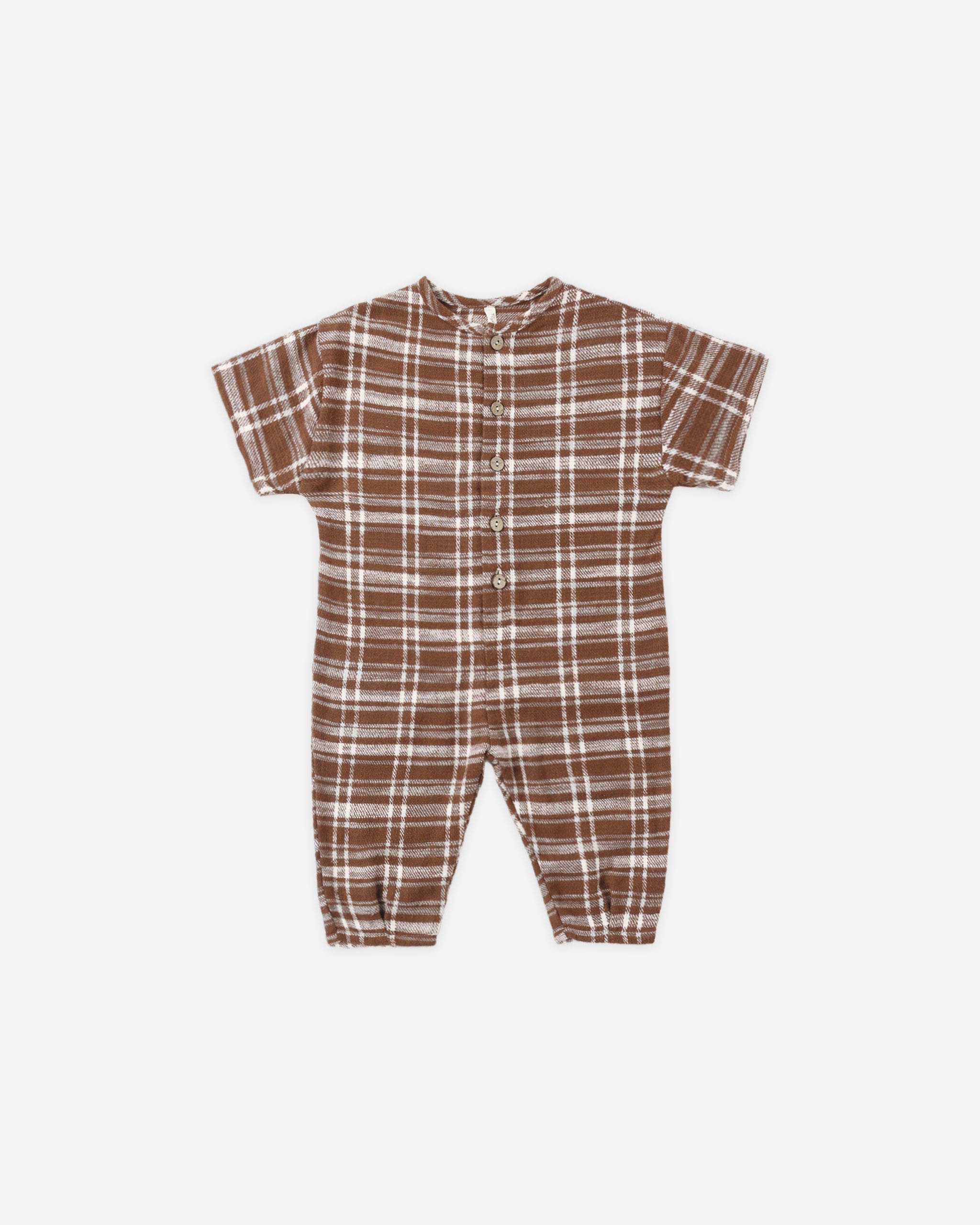 Hayes Jumpsuit Aspen Plaid - Rylee + Cru | Kids Clothes | Trendy Baby Clothes | Modern Infant Outfits |