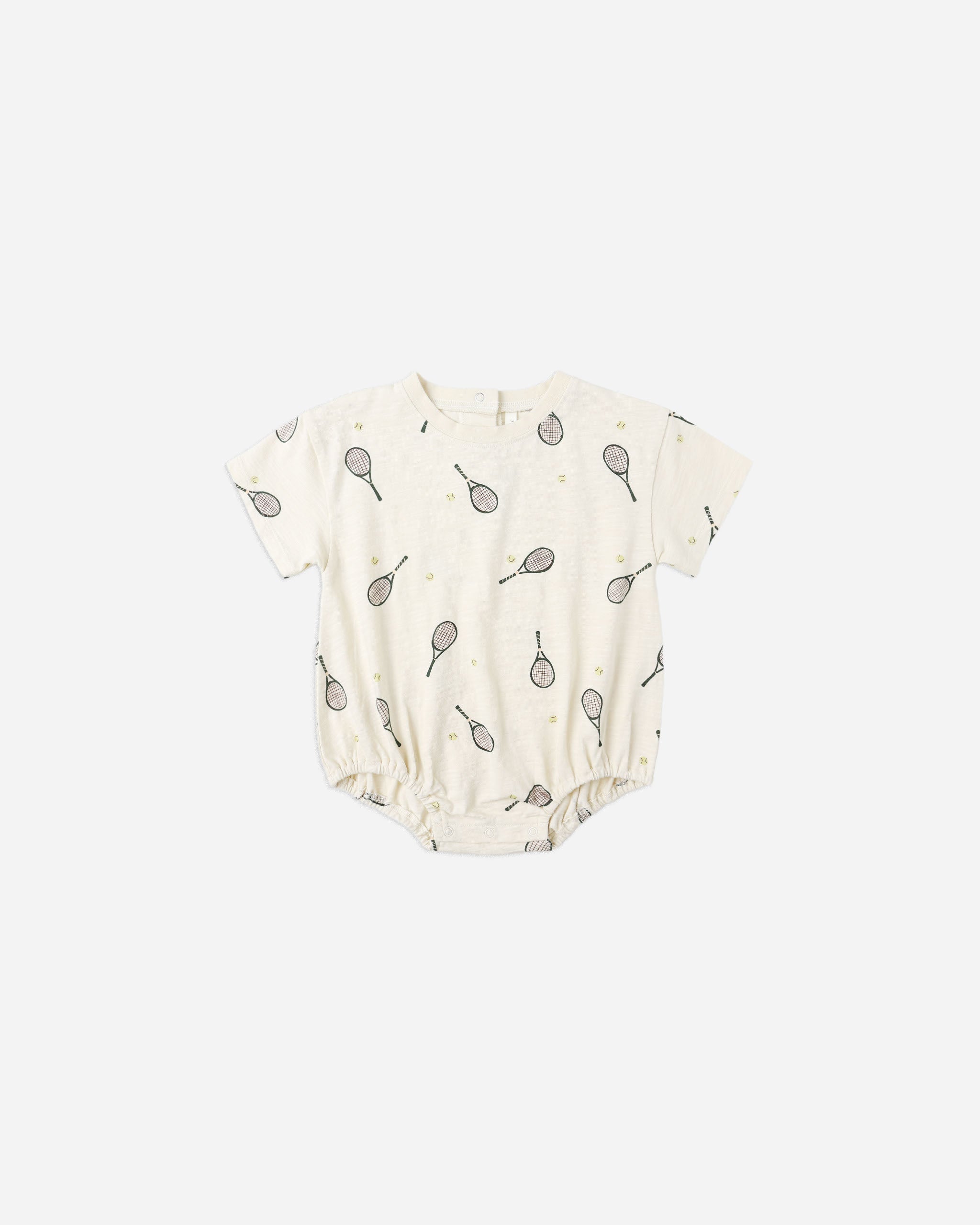 Relaxed Bubble Romper || Tennis - Rylee + Cru | Kids Clothes | Trendy Baby Clothes | Modern Infant Outfits |