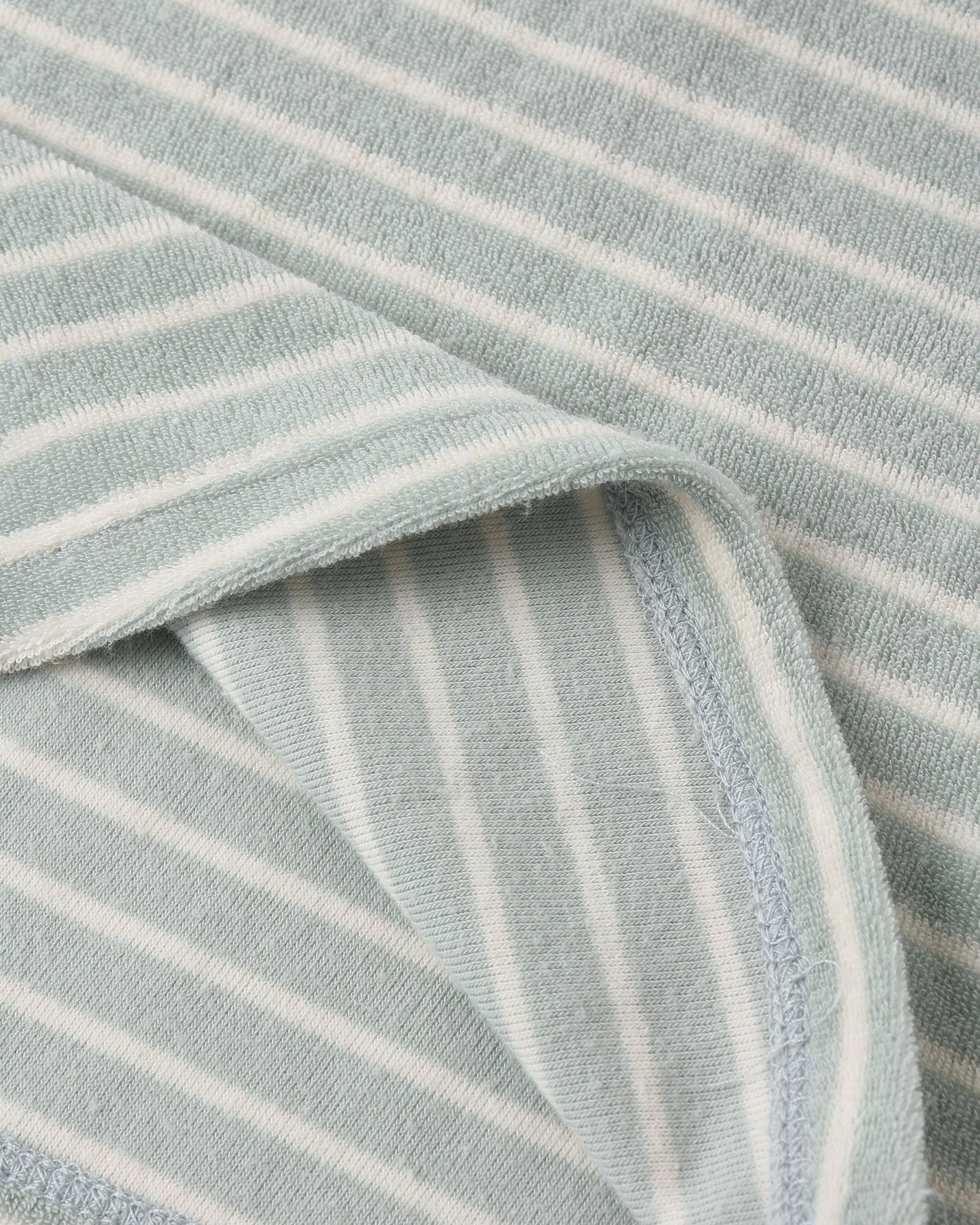 Baby Tank Set Seafoam Terry Stripe
