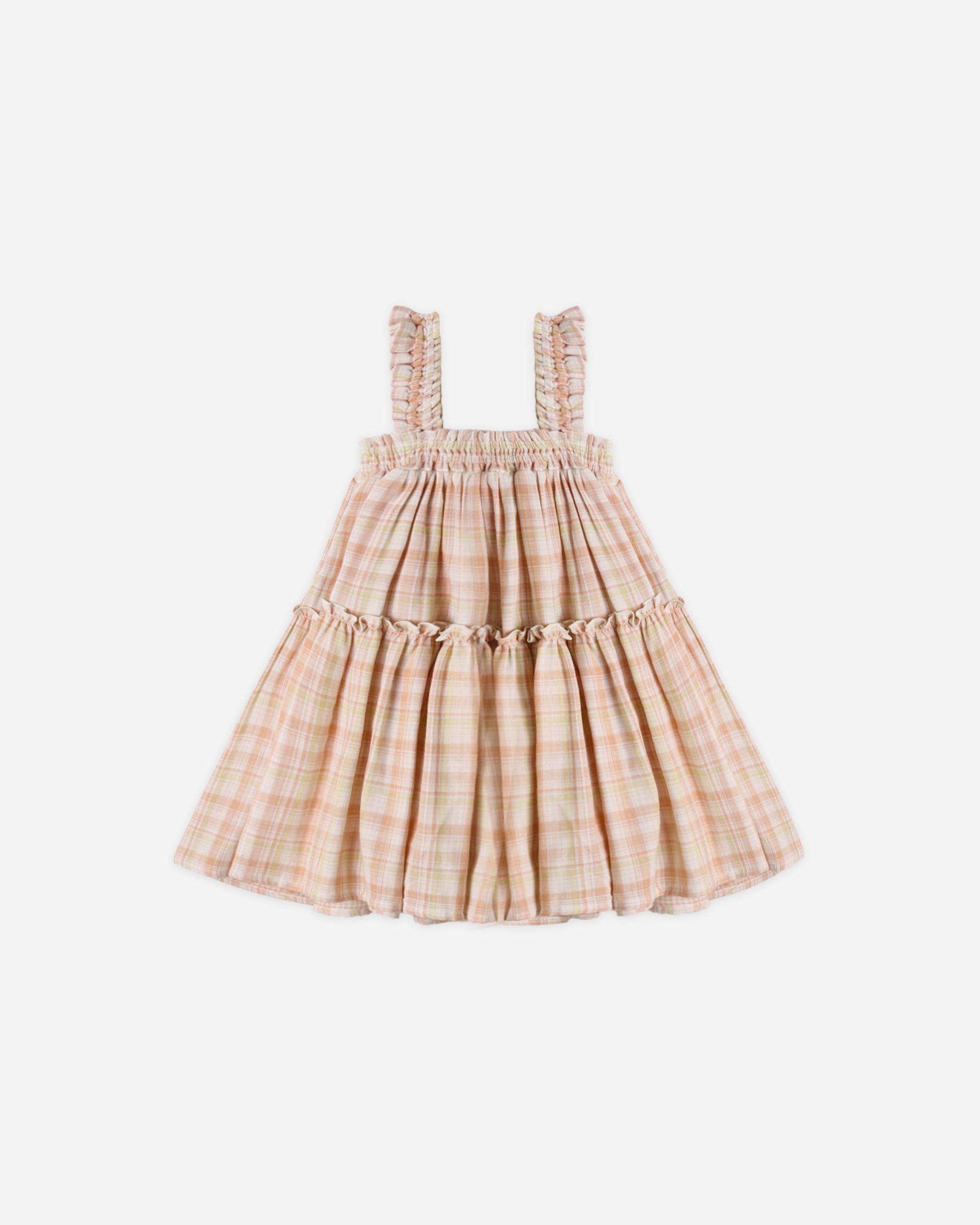 Cicily Dress Summer Plaid - Rylee + Cru | Kids Clothes | Trendy Baby Clothes | Modern Infant Outfits |