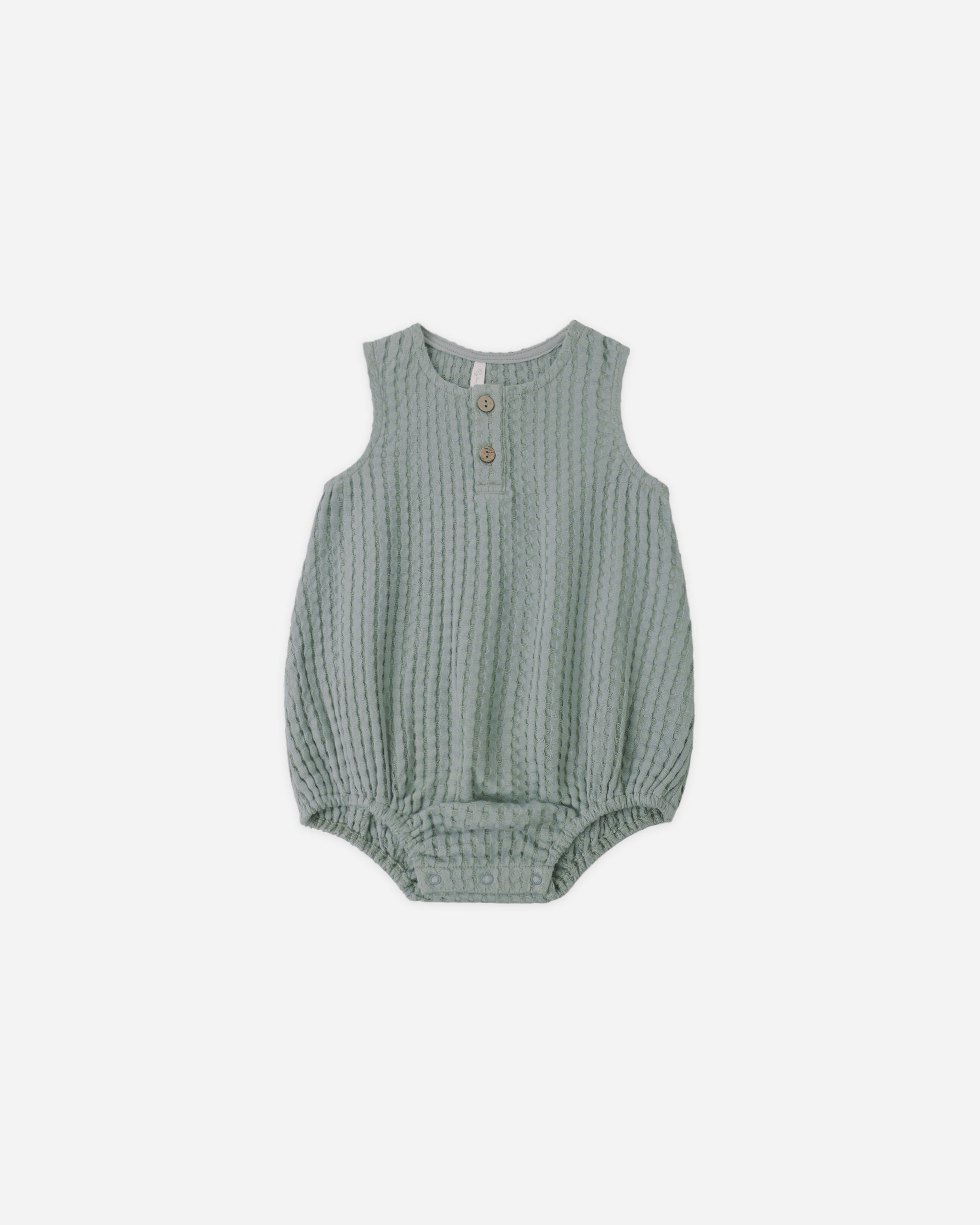 Beau Romper Sea Green - Rylee + Cru | Kids Clothes | Trendy Baby Clothes | Modern Infant Outfits |
