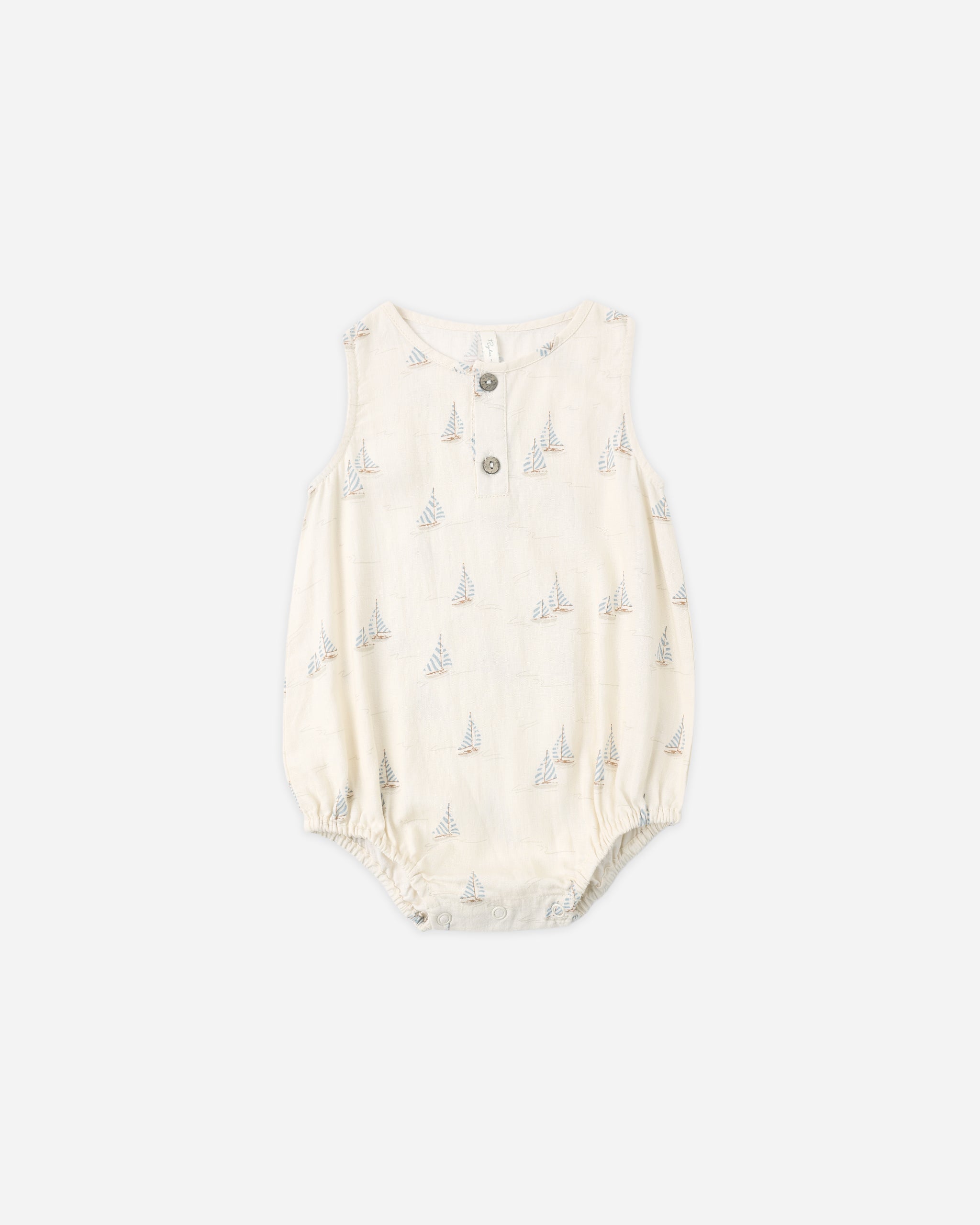 Beau Romper Sail - Rylee + Cru | Kids Clothes | Trendy Baby Clothes | Modern Infant Outfits |