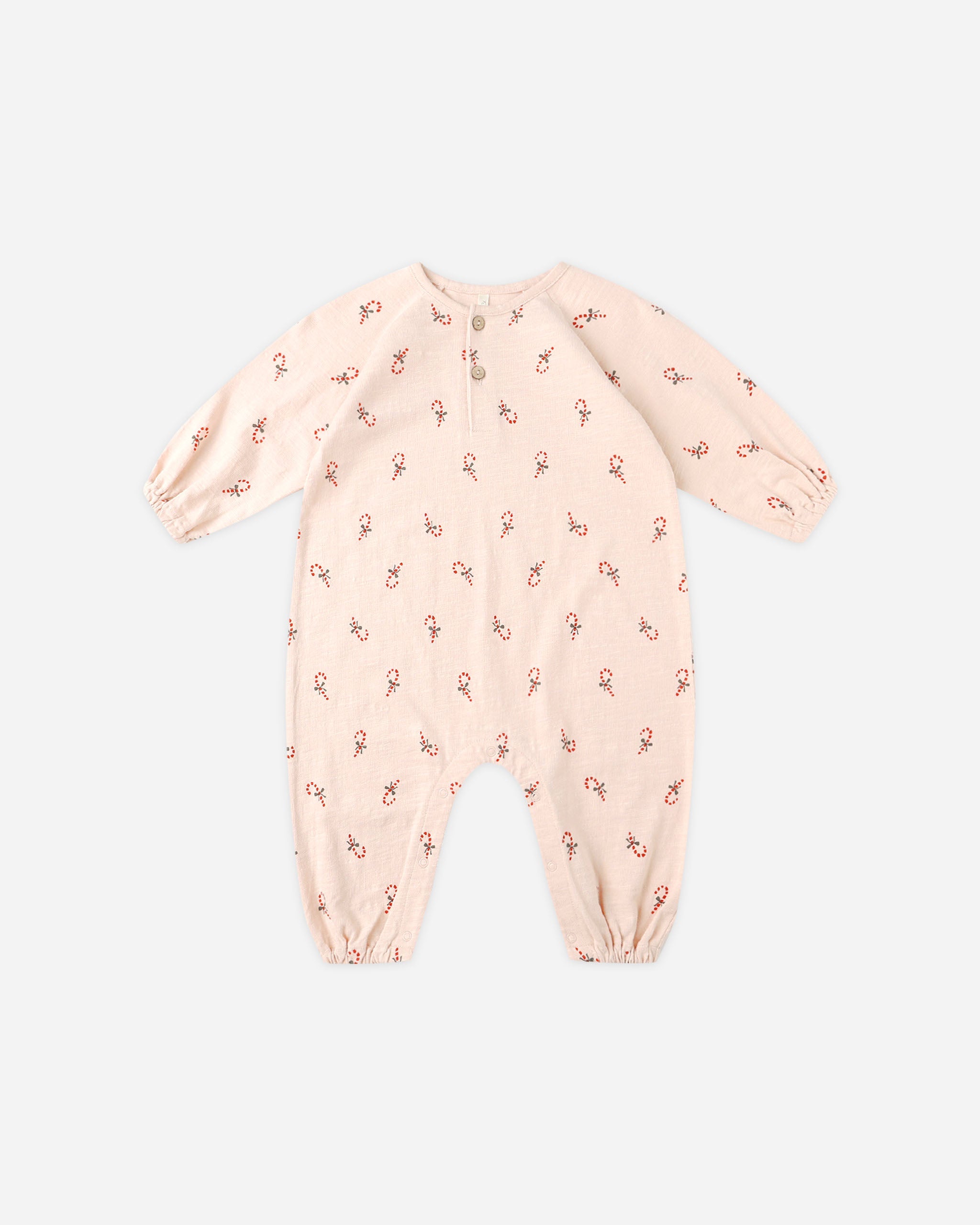 Henley Jumpsuit || Candy Canes