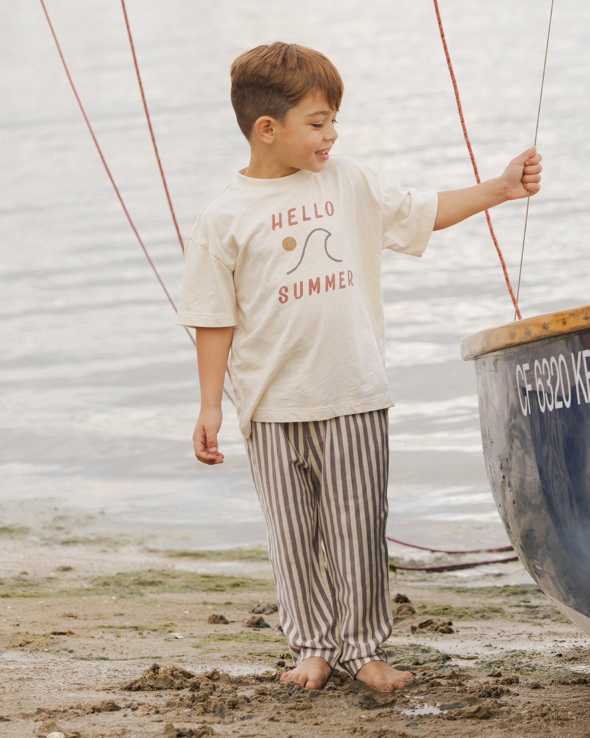 Relaxed Tee || Hello Summer - Rylee + Cru | Kids Clothes | Trendy Baby Clothes | Modern Infant Outfits |