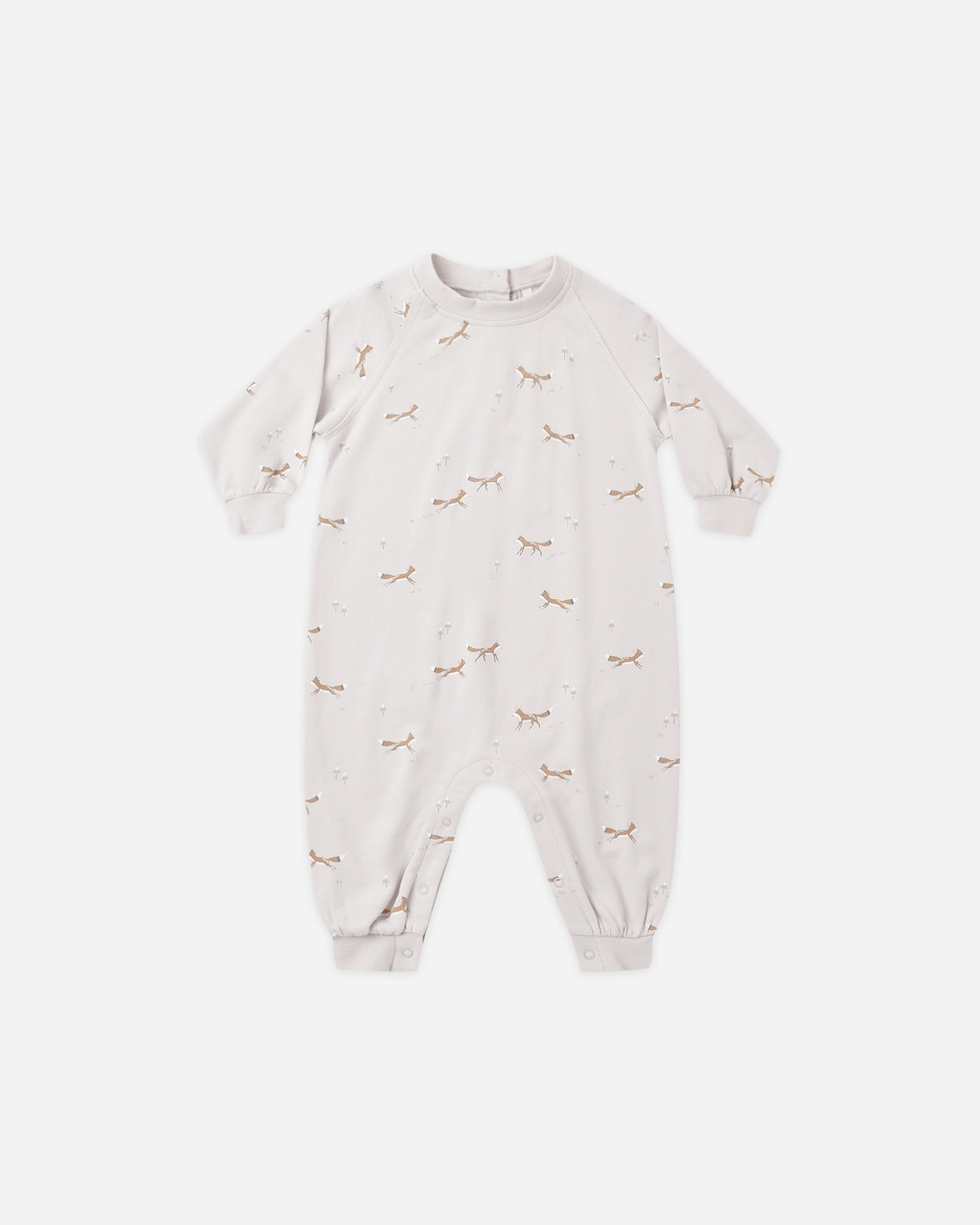 Raglan Jumpsuit Foxes - Rylee + Cru | Kids Clothes | Trendy Baby Clothes | Modern Infant Outfits |
