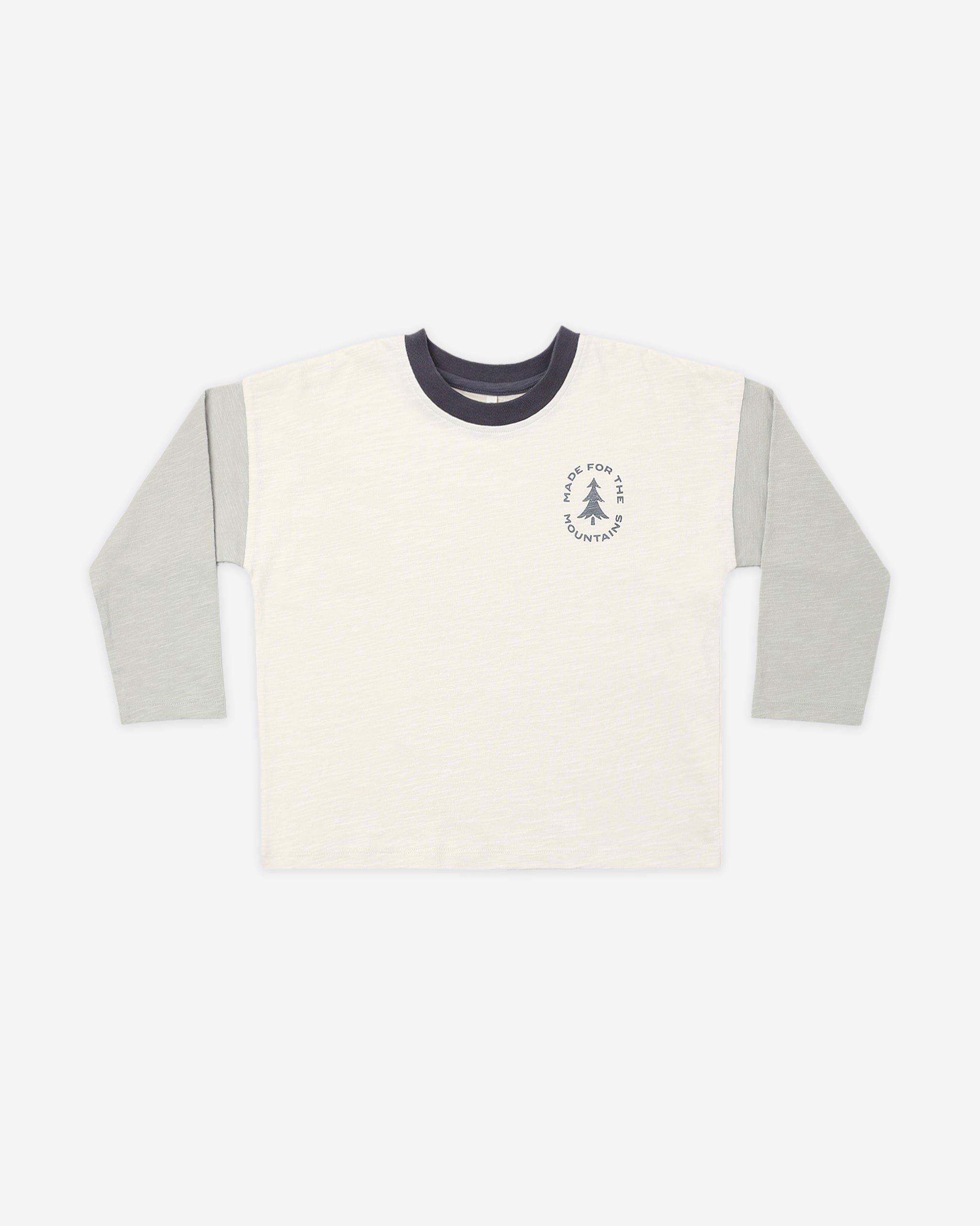 Camden Long Sleeve Tee Made For The Mountains - Rylee + Cru | Kids Clothes | Trendy Baby Clothes | Modern Infant Outfits |