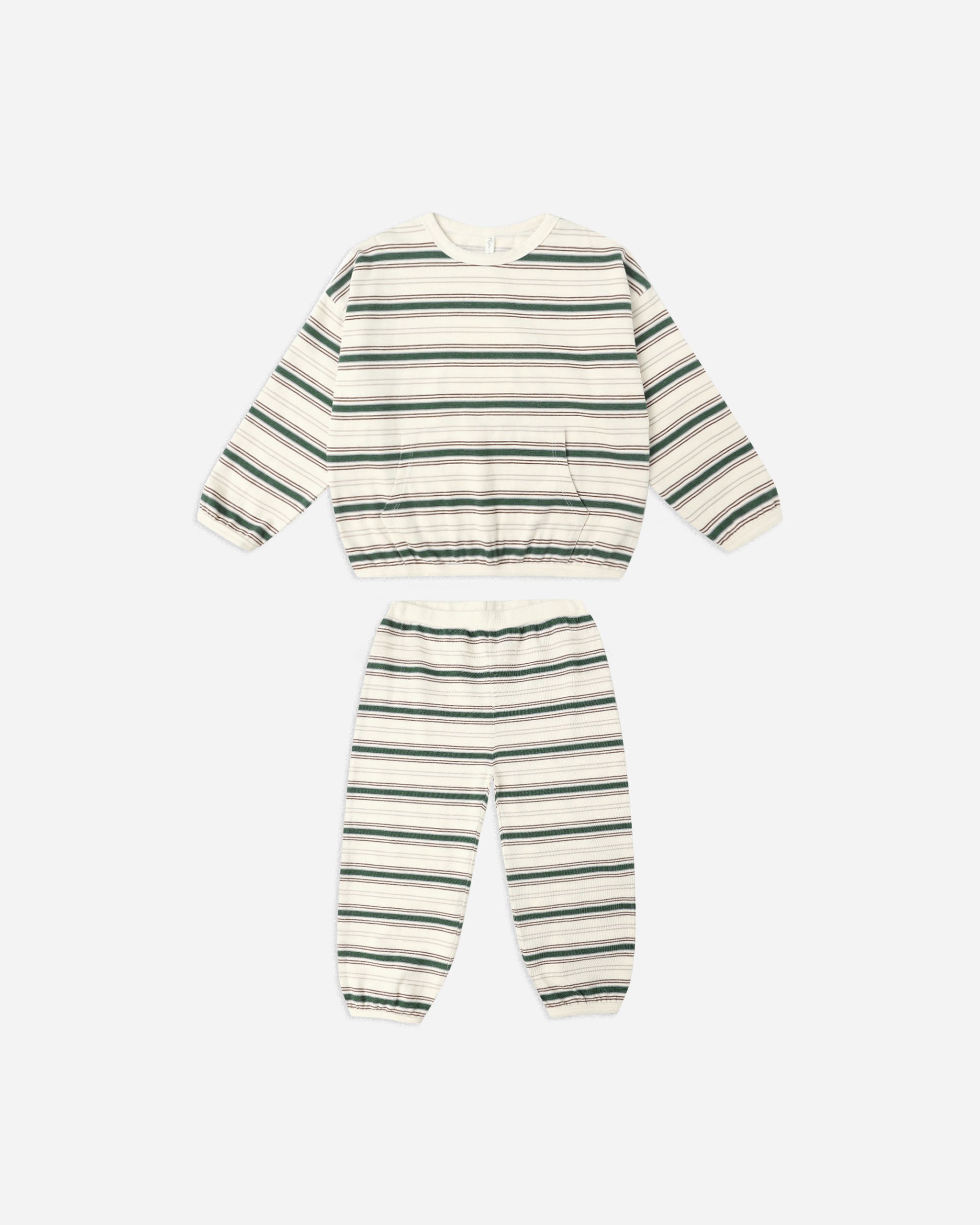 Relaxed Set || Retro Stripe - Rylee + Cru | Kids Clothes | Trendy Baby Clothes | Modern Infant Outfits |