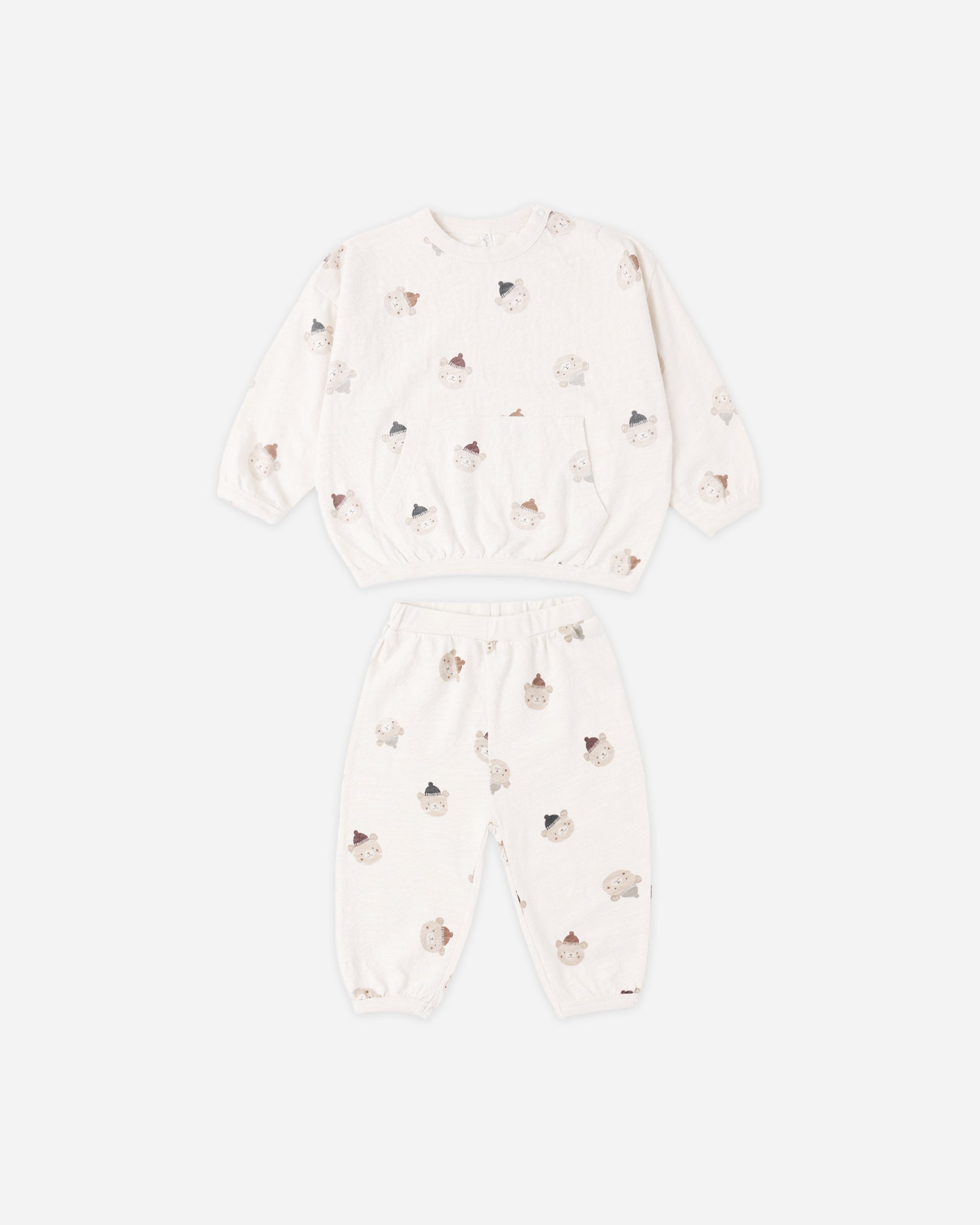 Relaxed Set Winter Bears - Rylee + Cru | Kids Clothes | Trendy Baby Clothes | Modern Infant Outfits |