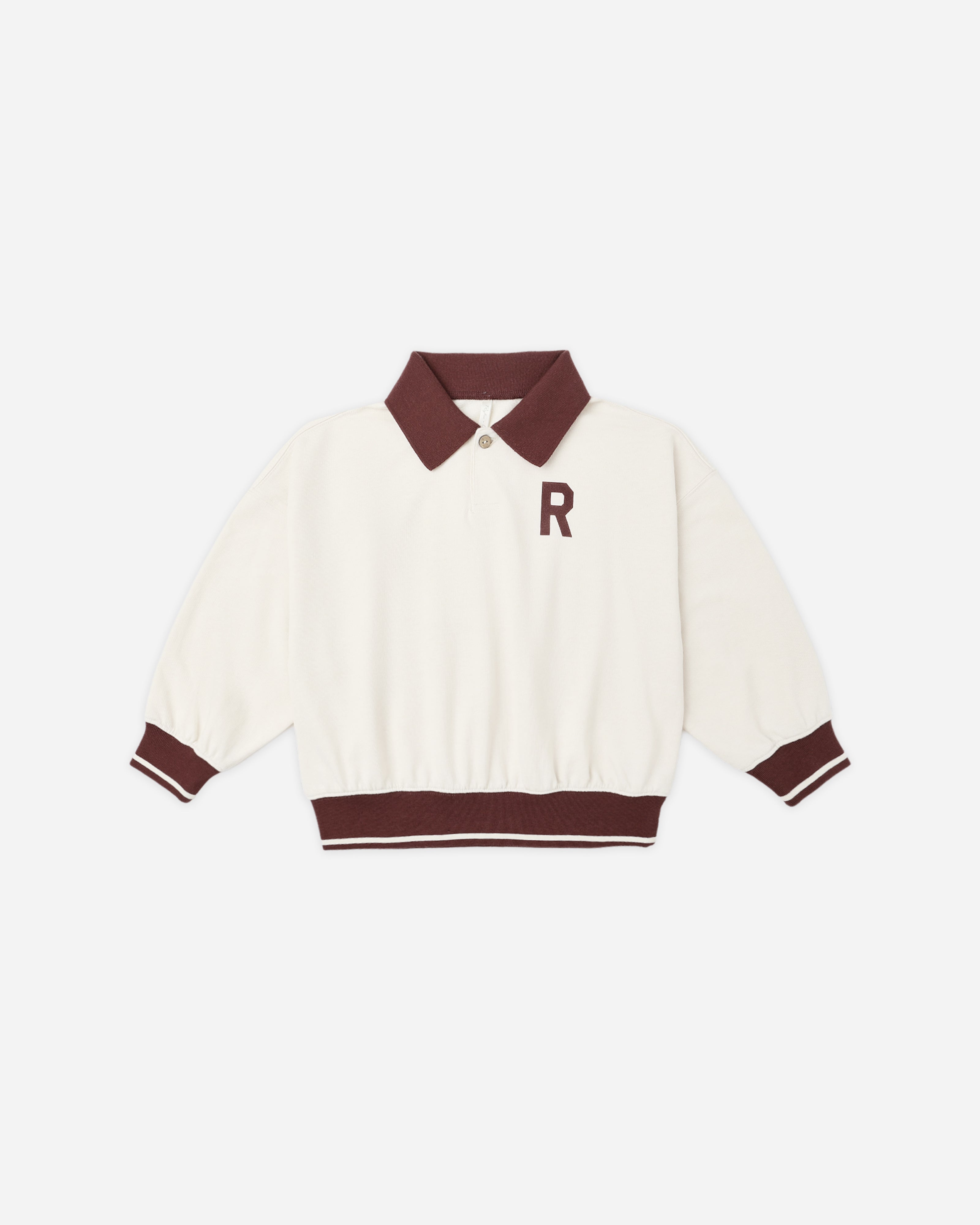 Collared Sweatshirt || Natural