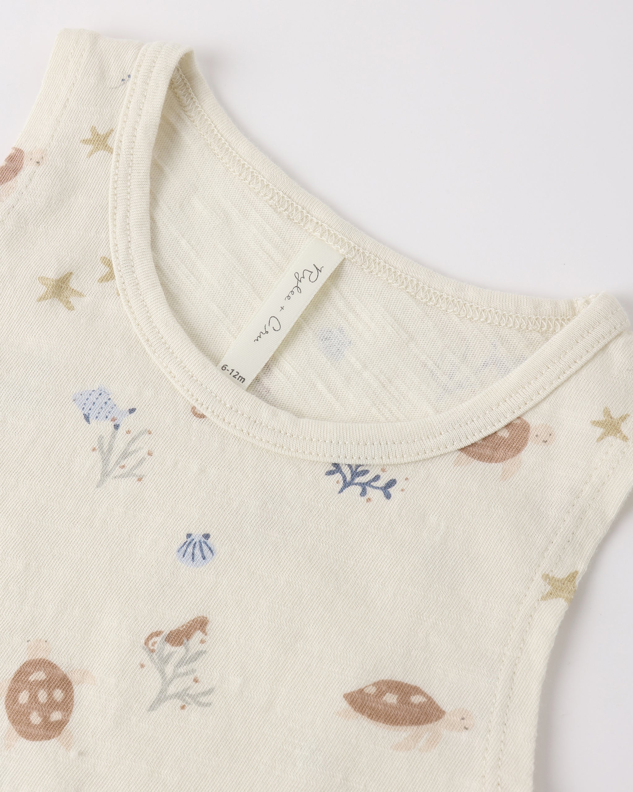 Ensemble débardeur + pantalon ample style aquatique