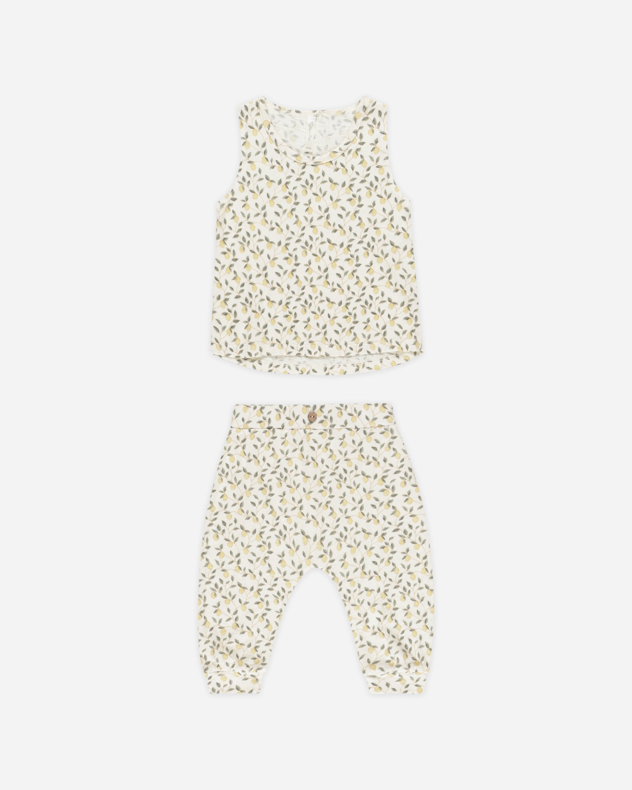 Tank + Slouch Pant Set || Lemons