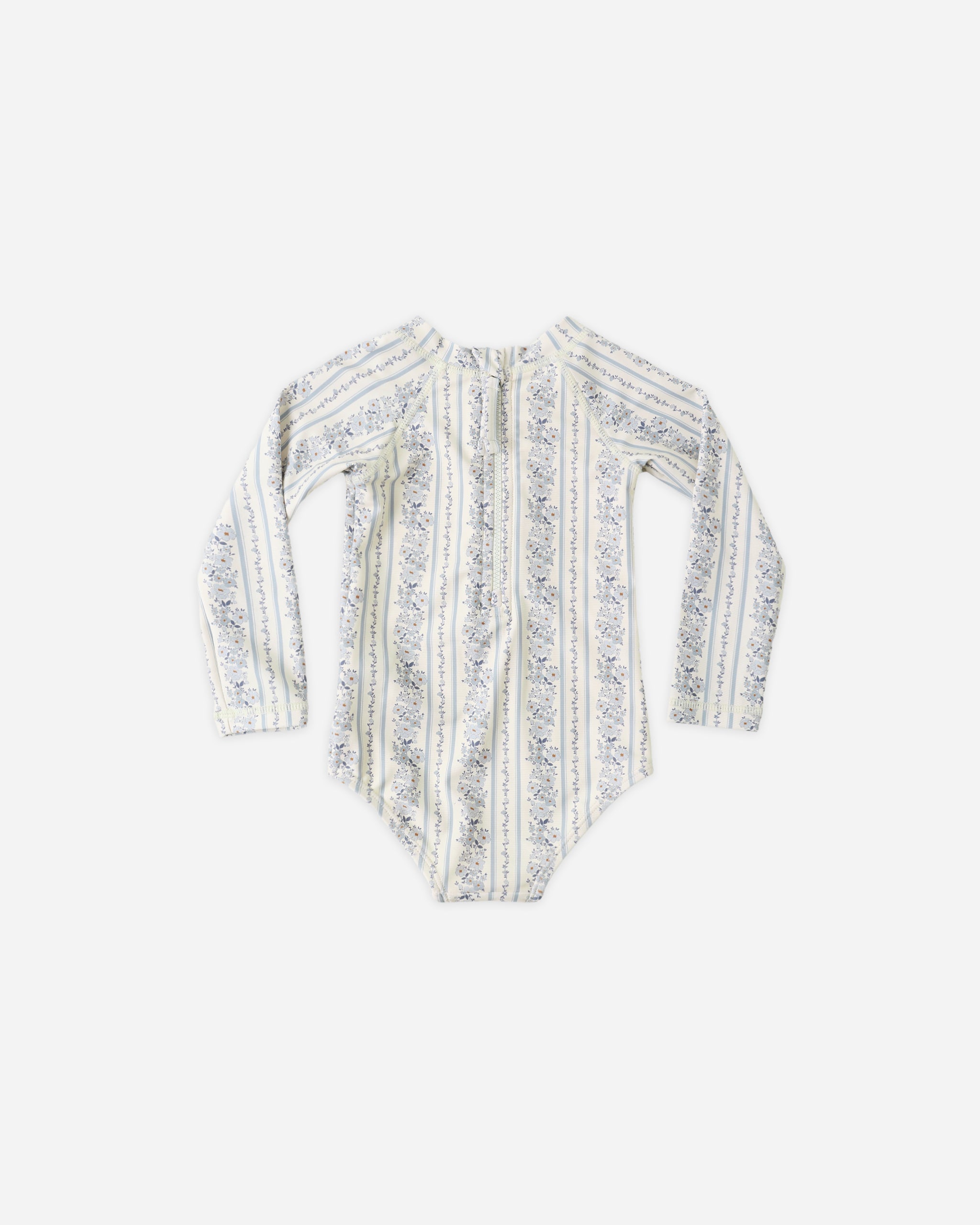 Delphine Rashguard One-Piece Blue Floral