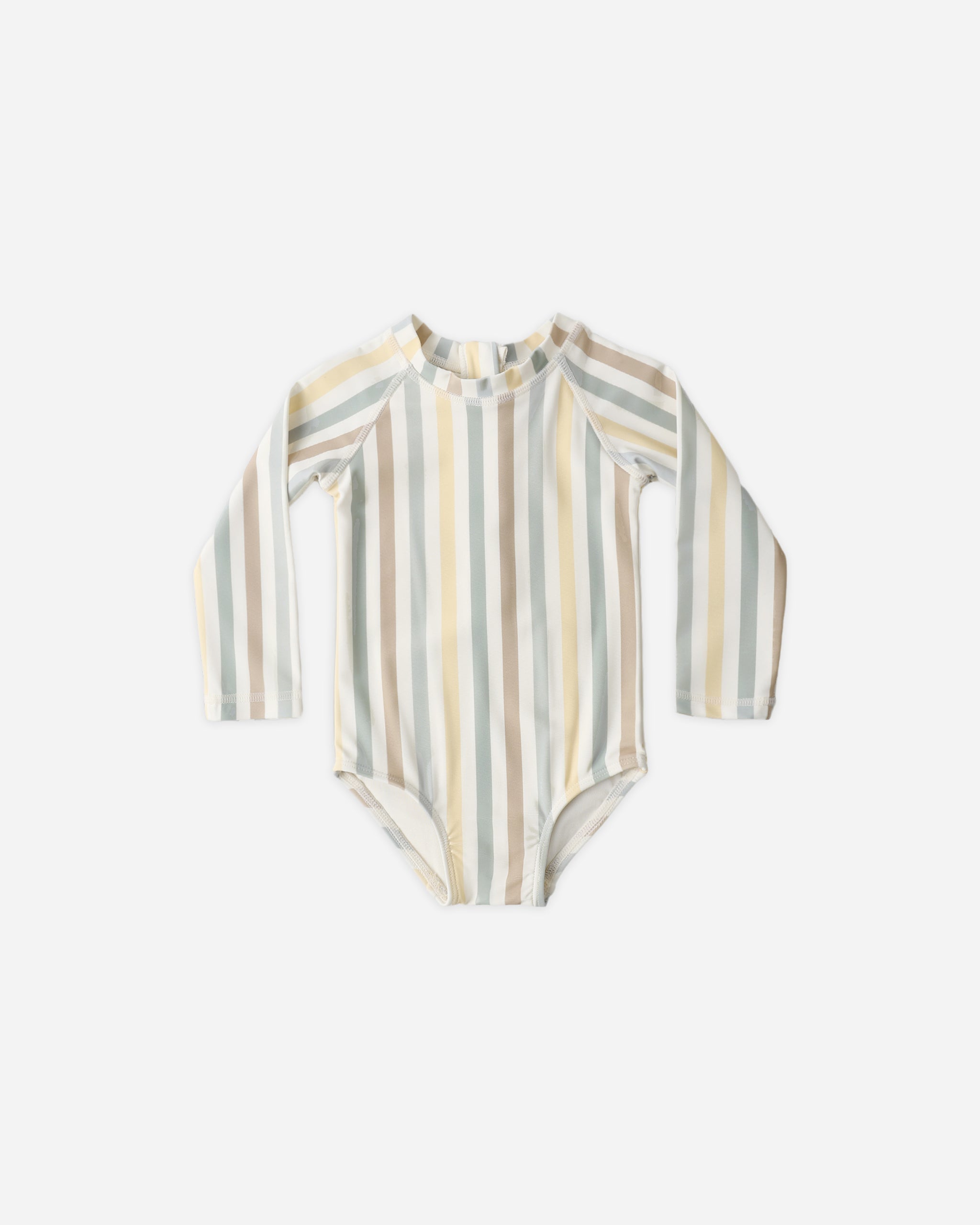 Delphine Rashguard One-Piece Valencia Stripe - Rylee + Cru | Kids Clothes | Trendy Baby Clothes | Modern Infant Outfits |